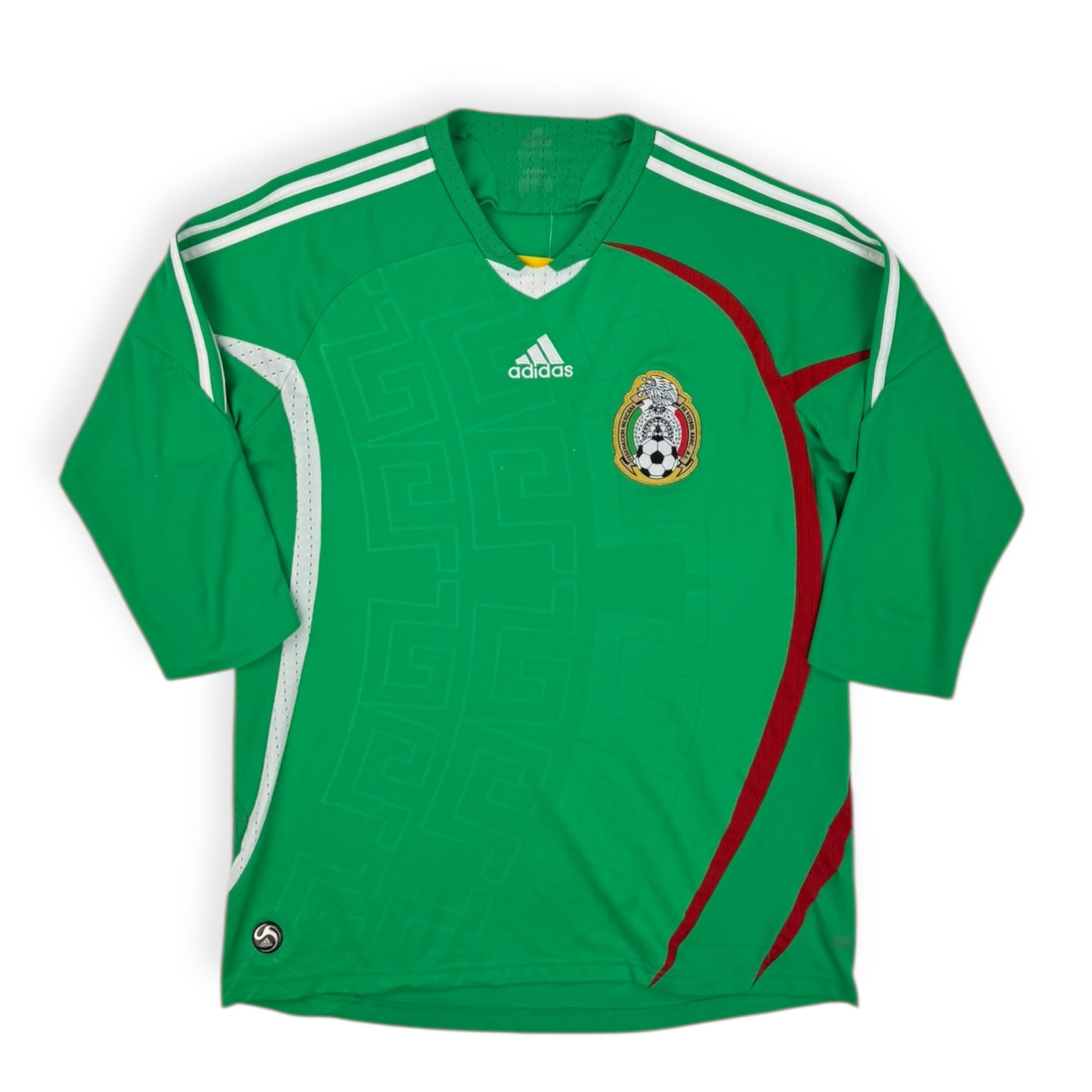 Mexico 2008 Home Shirt, 3/4 Sleeves (L)