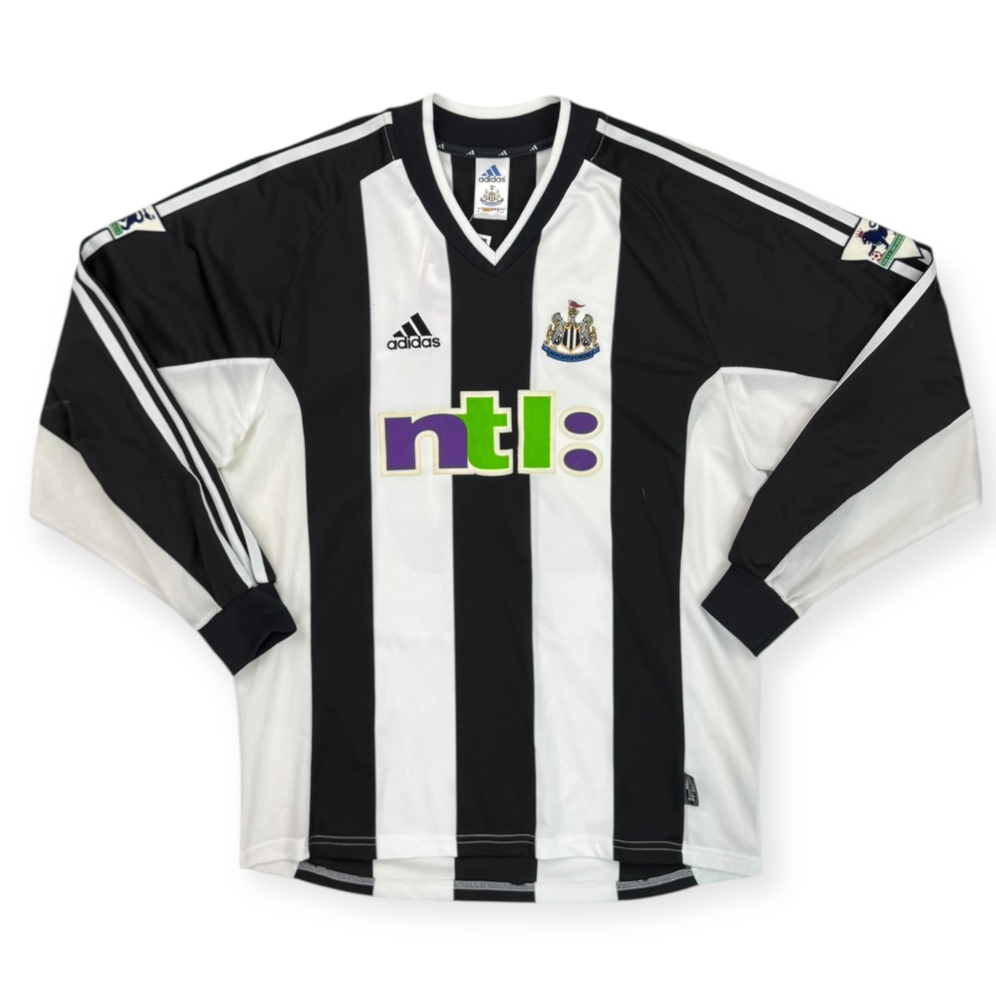 Newcastle 2001 L/S Home Shirt, Lualua 20 (M)