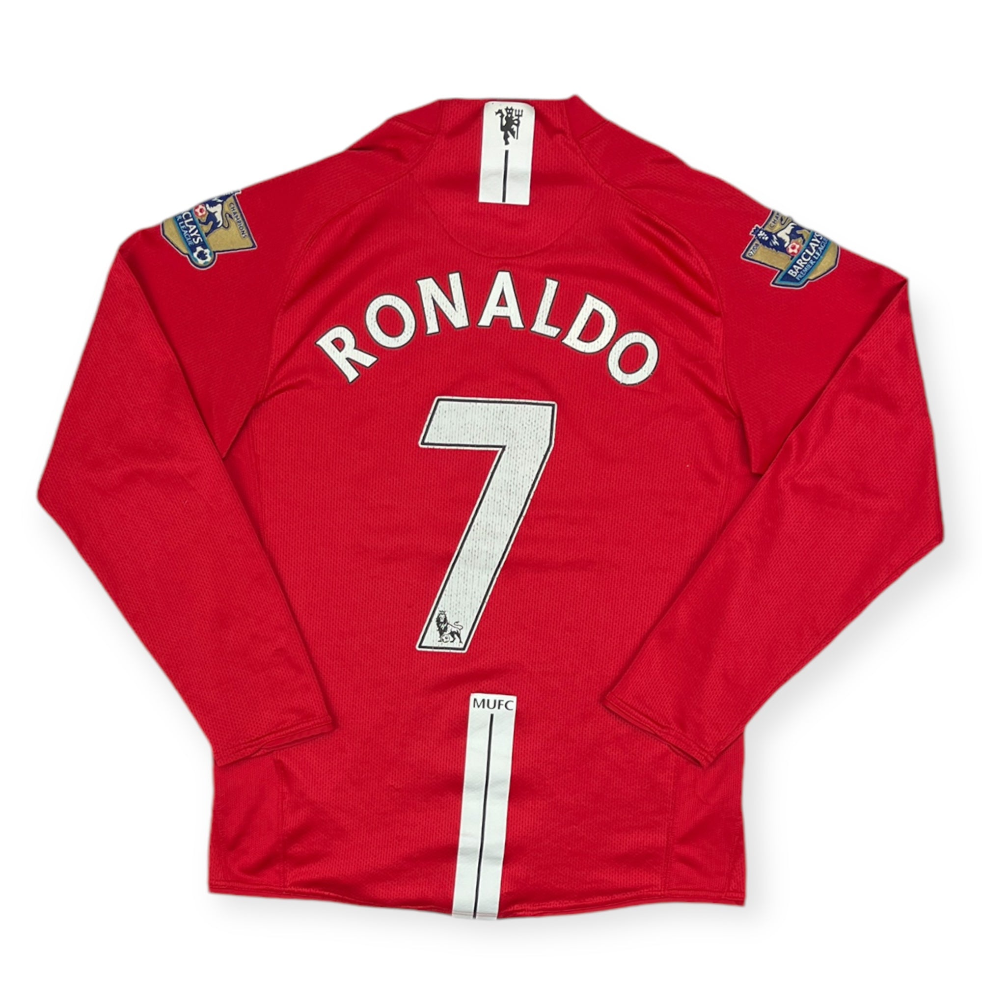 Manchester United 2007 Home Shirt L/S, Ronaldo 7 (S)