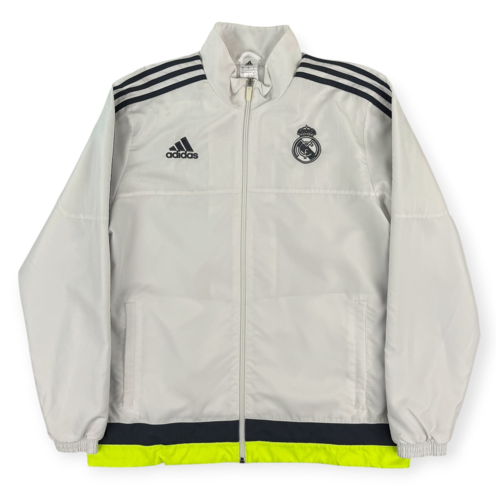 Real Madrid 2015 Tracksuit Jacket (L)