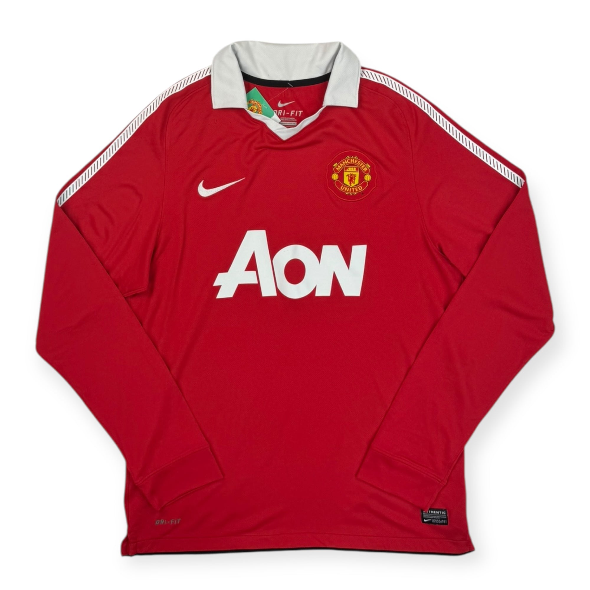 Manchester United 2010 Home Shirt L/S (M)