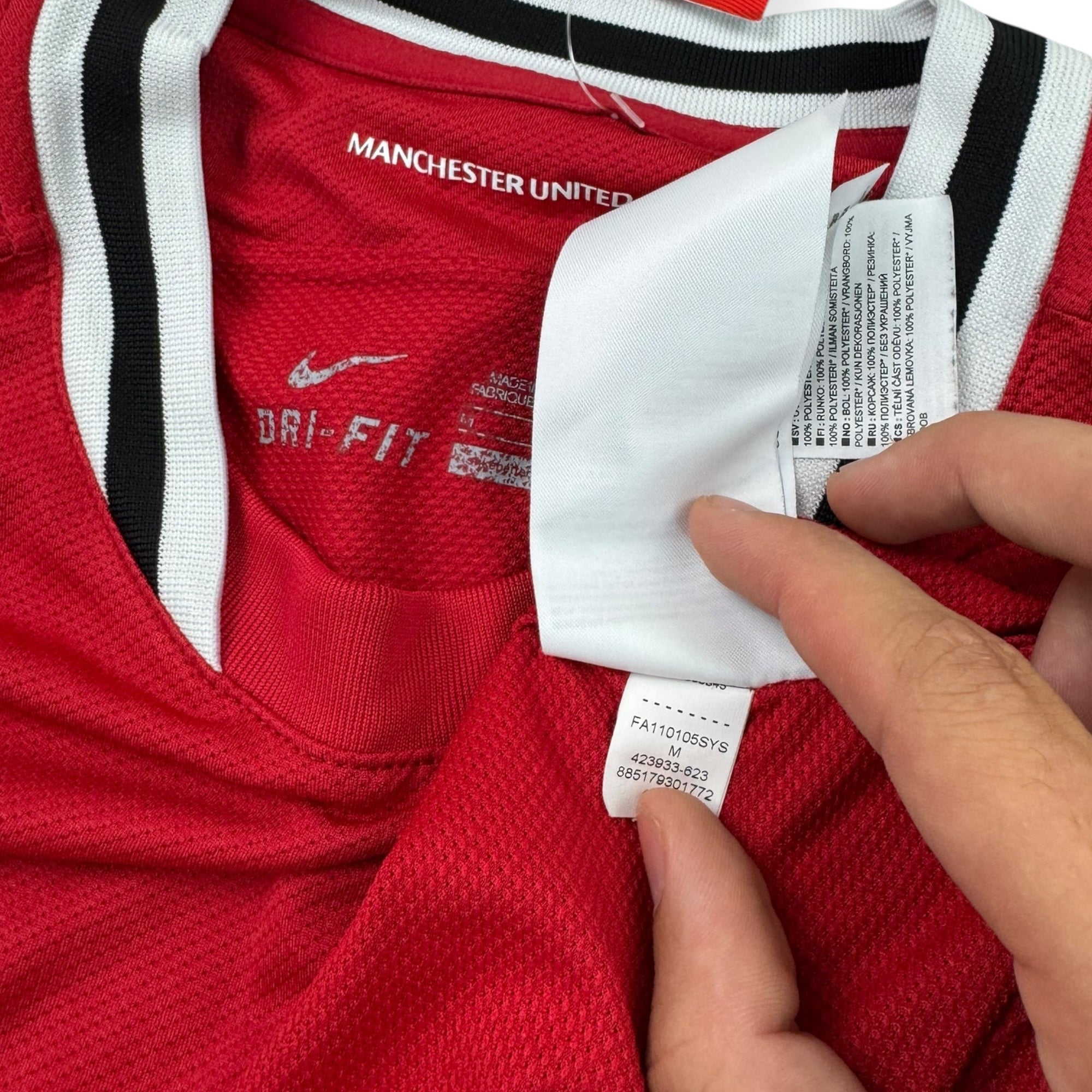 Manchester United 2011 Home Shirt L/S (M)