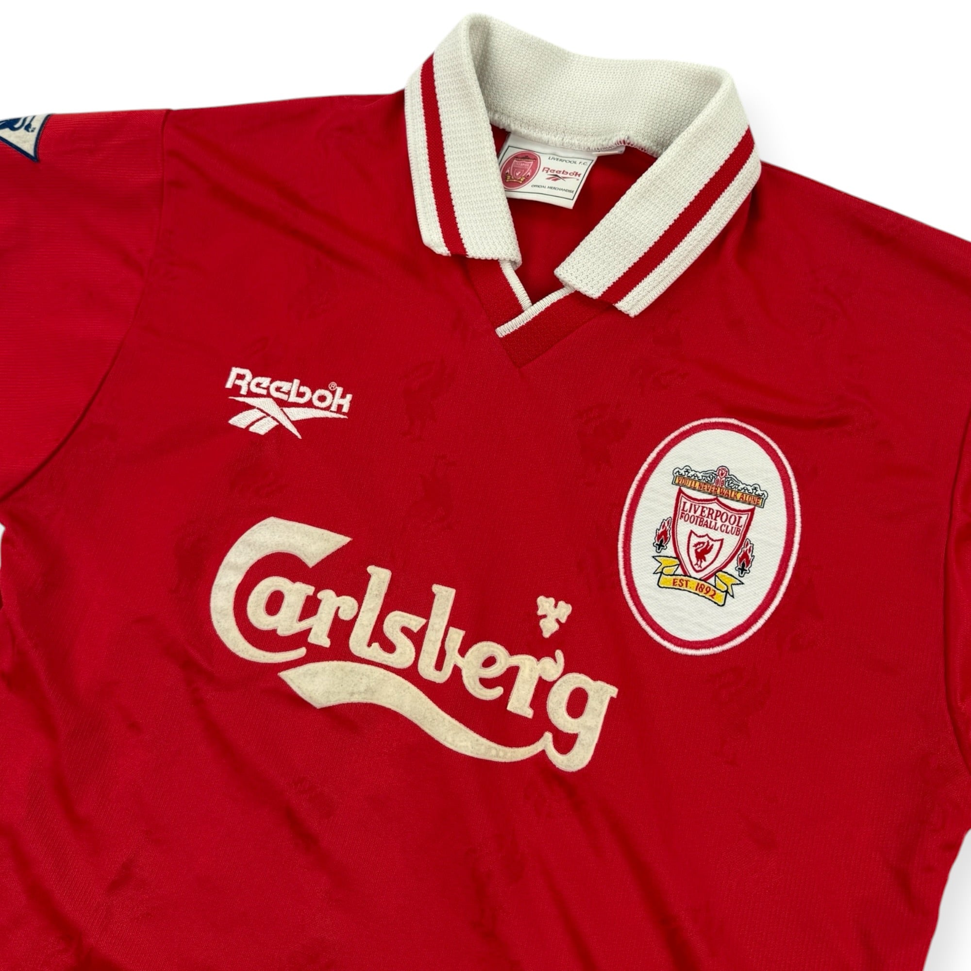 Liverpool 1996 Home Shirt, Owen 18 (S)