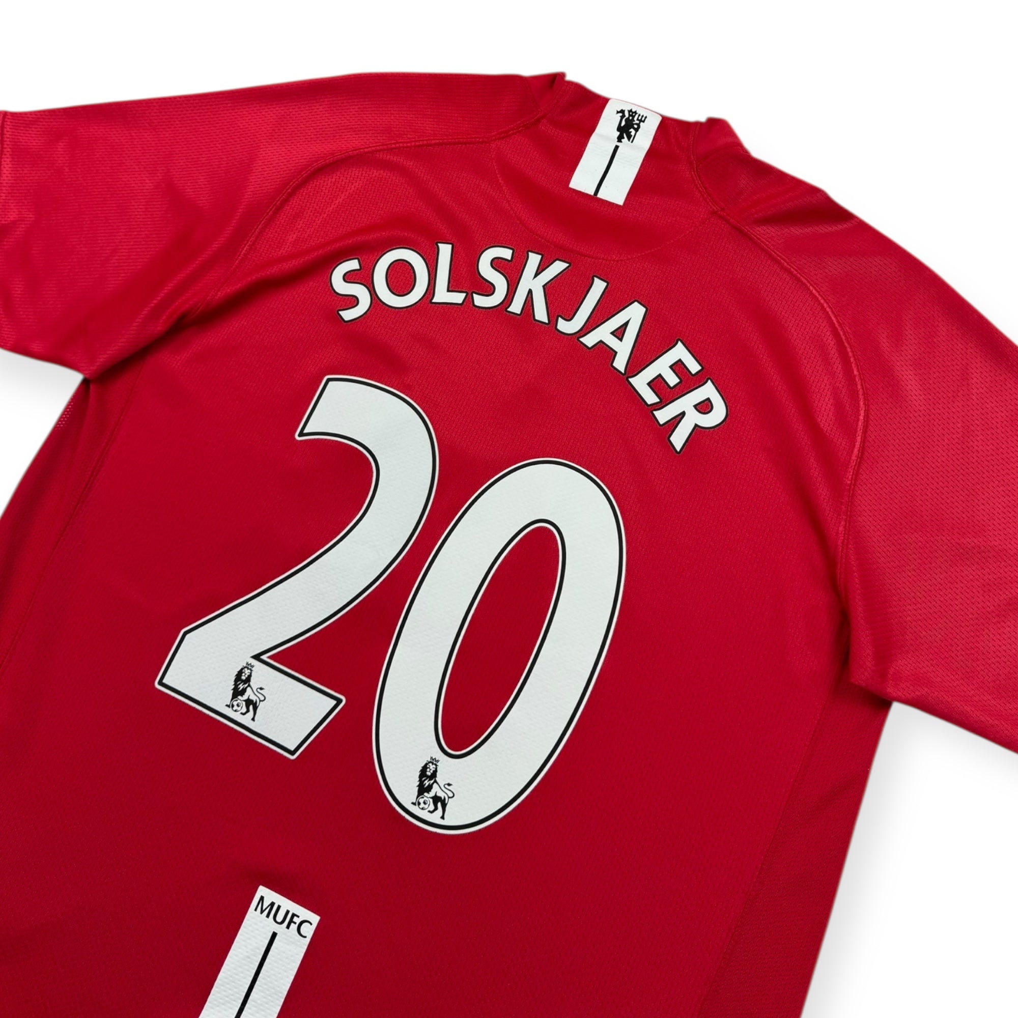 Manchester United 2007 Home Shirt, Solskjaer 20 (L)