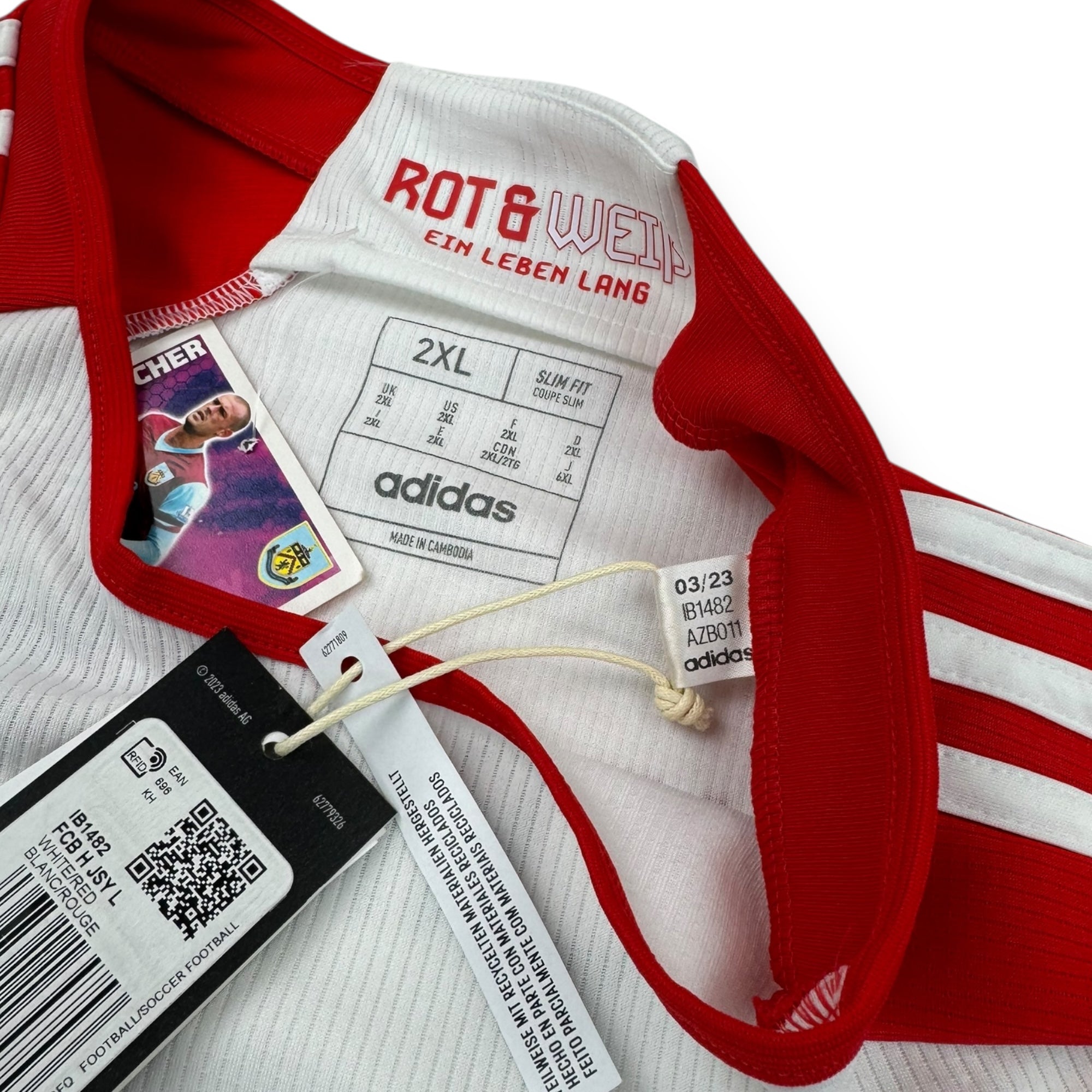 Bayern Munich 2023 Home Shirt L/S, Kane 9 (XXL)
