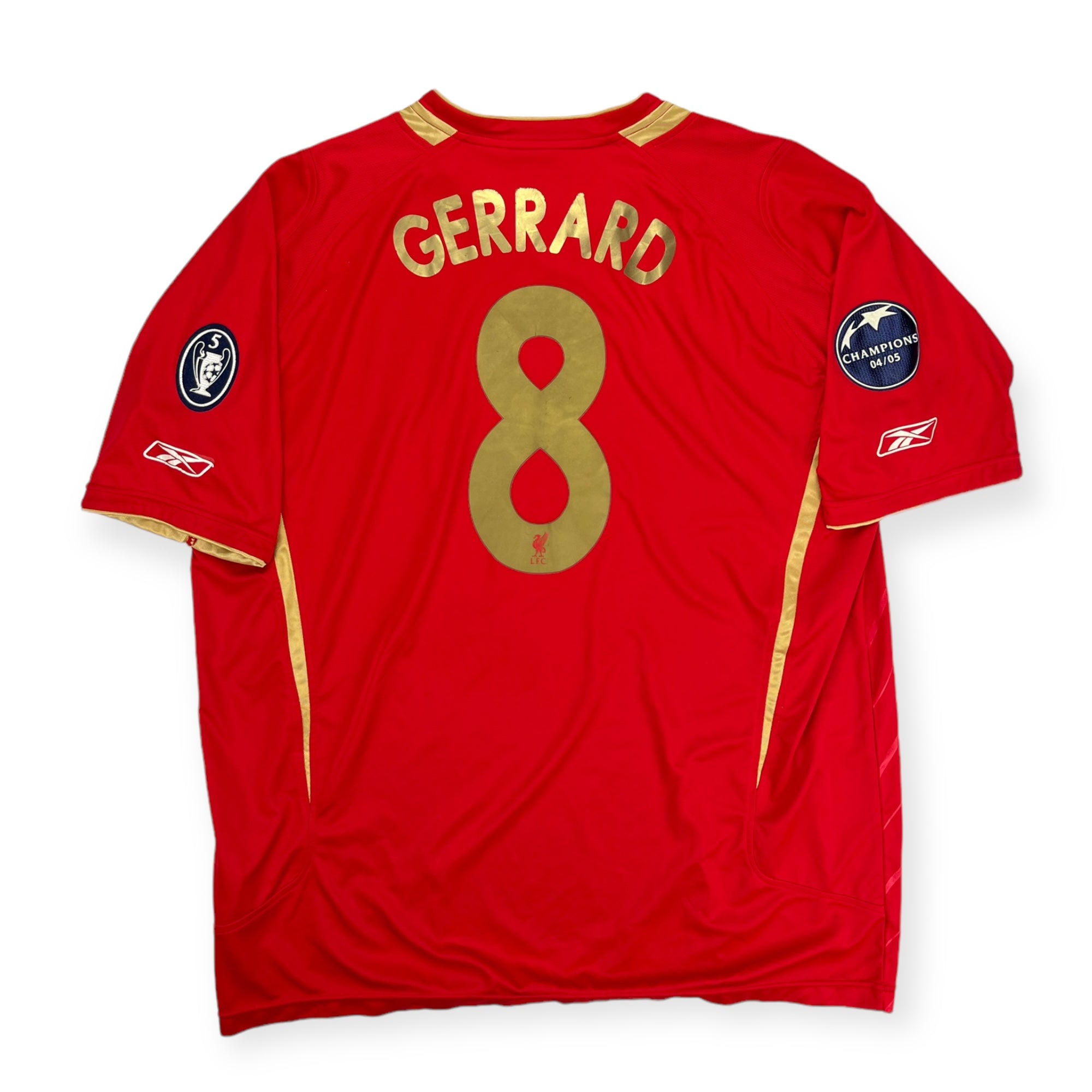Liverpool 2005 UCL Home Shirt, Gerrard 8