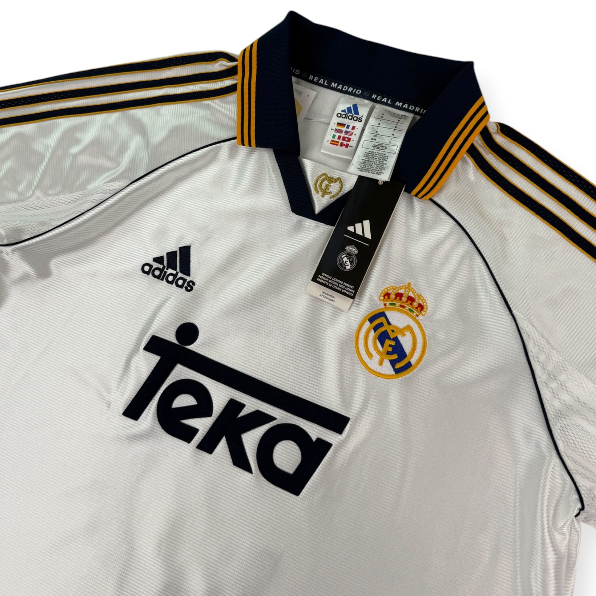 Real Madrid 1998 Home Shirt R. Carlos 3, BNWT (M)