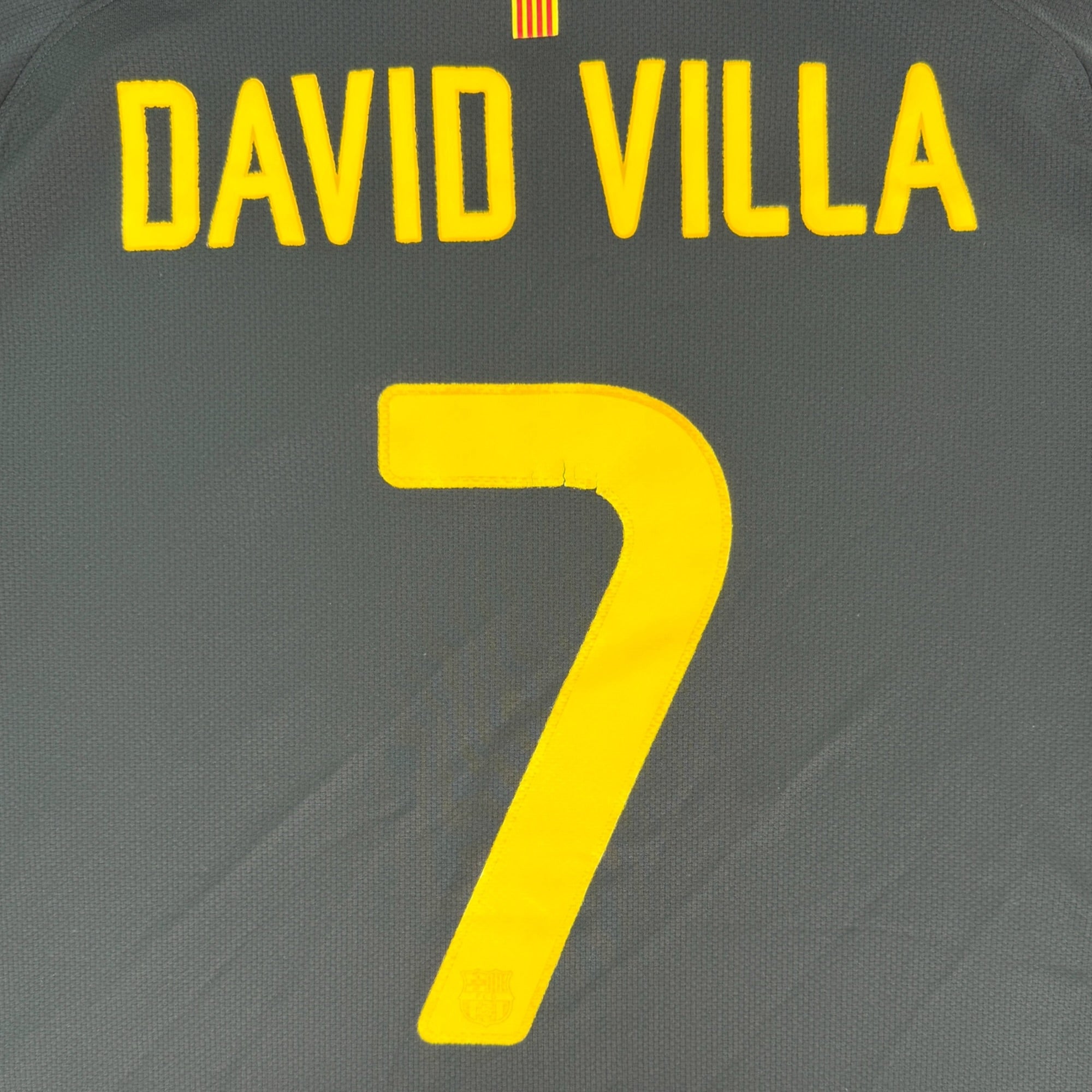 FC Barcelona 2011 L/S Away Shirt, David Villa 7 (L)