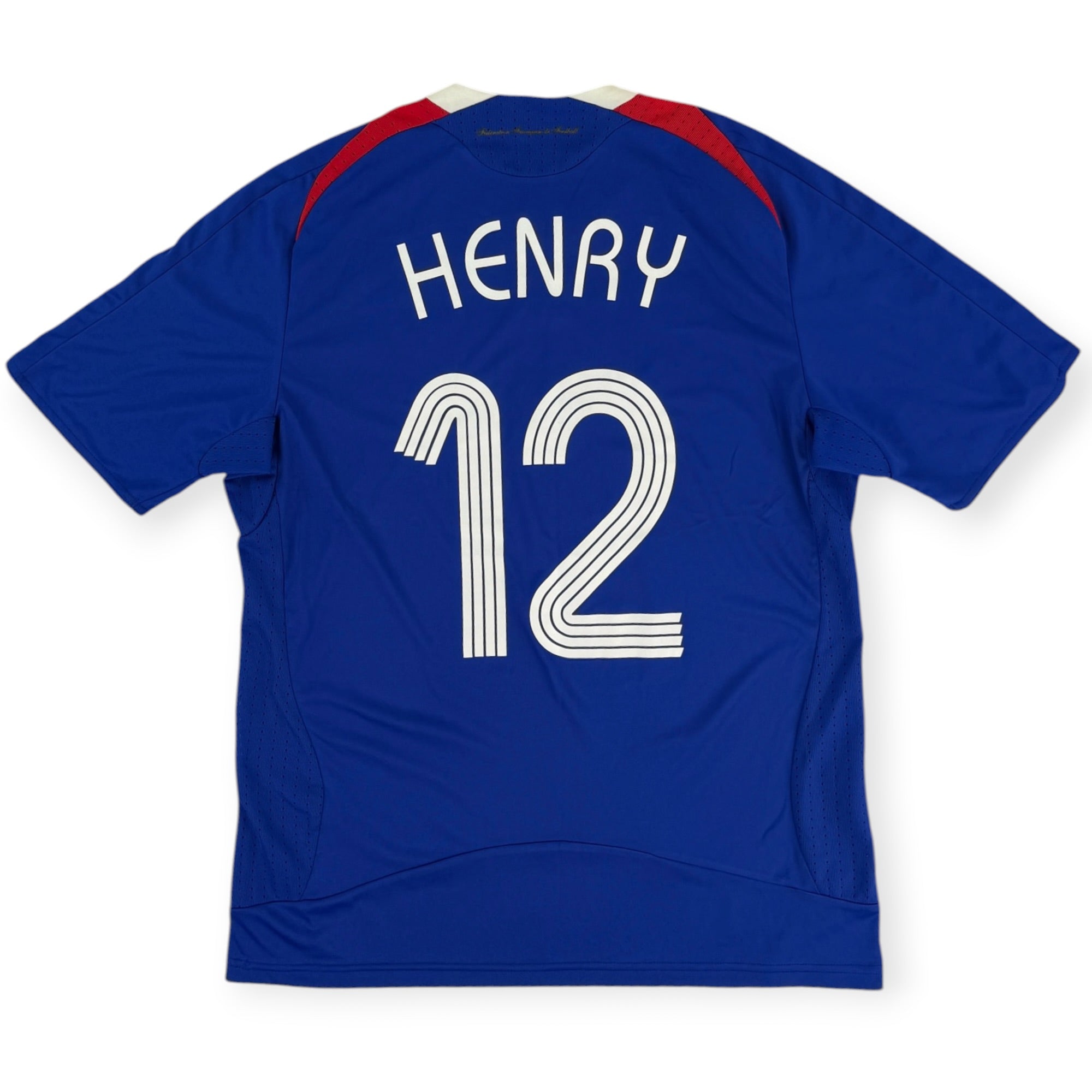 France 2008 Home Shirt, Henry 12 (M) – Full Time Fits