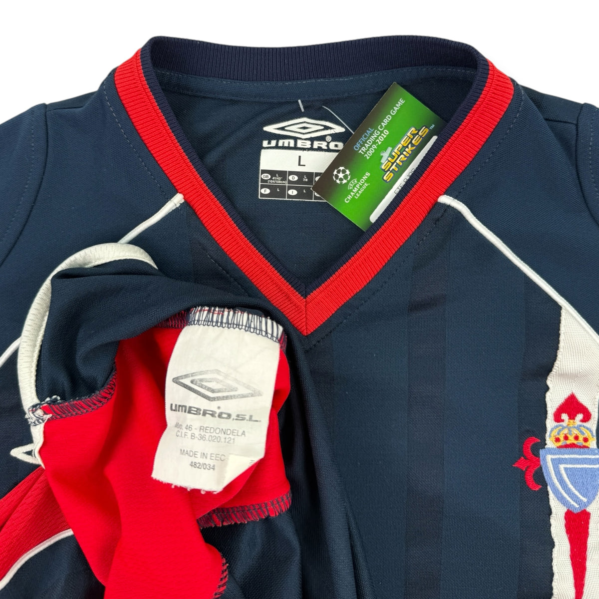 Celts Vigo 2001 Away Shirt, 18 (L)