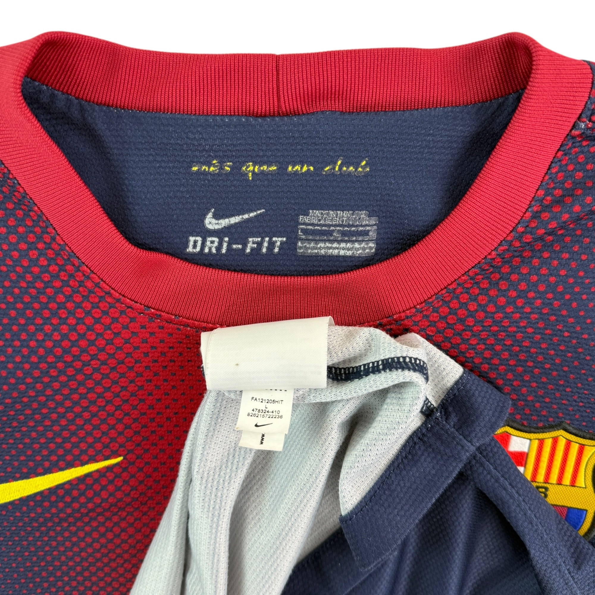 FC Barcelona 2012 L/S Home Shirt (L)