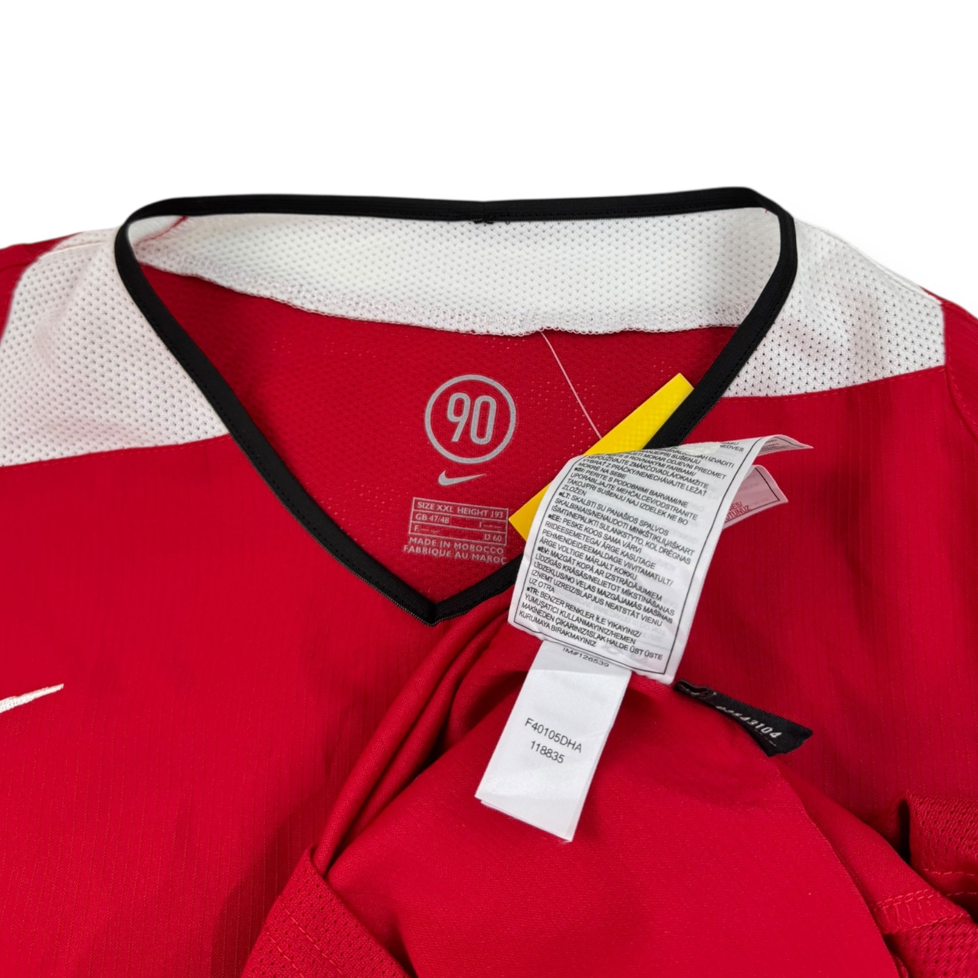 Manchester United 2004 Home Shirt L/S (XXL)