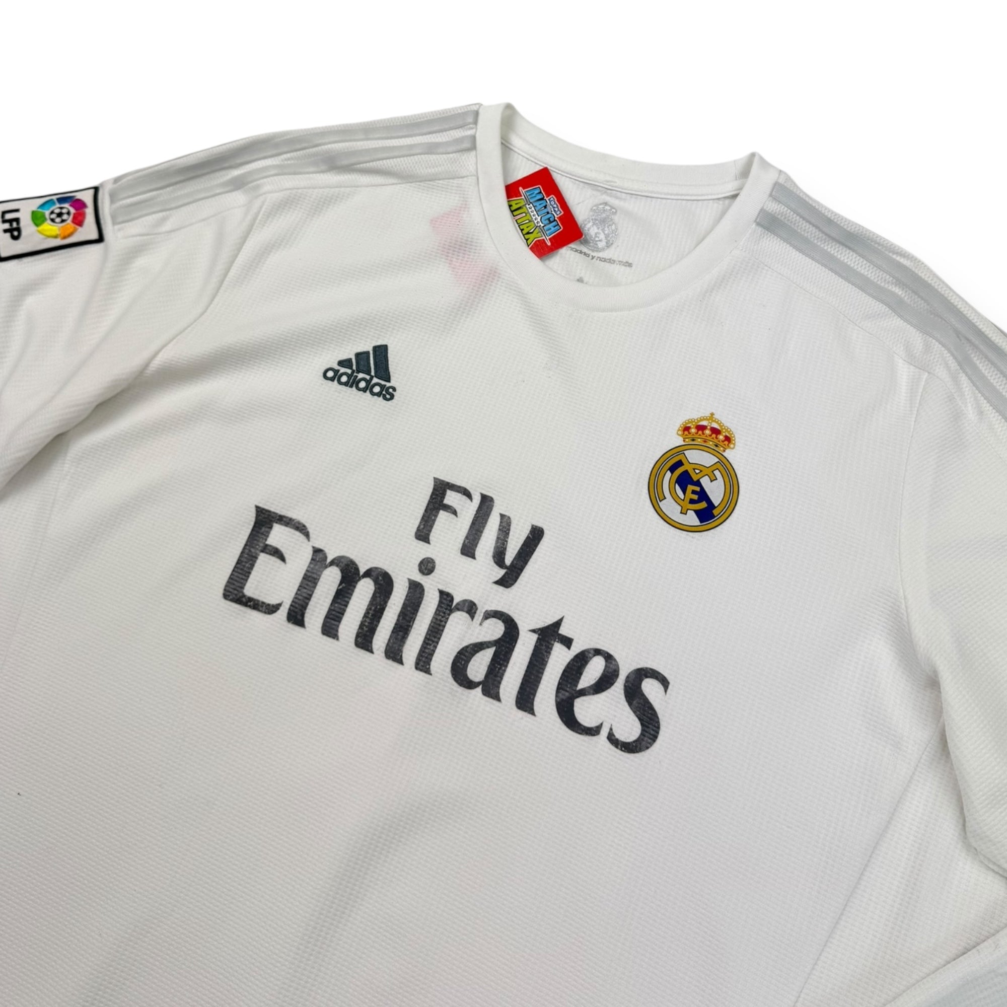 Real Madrid 2015 L/S Home Shirt (XXL)