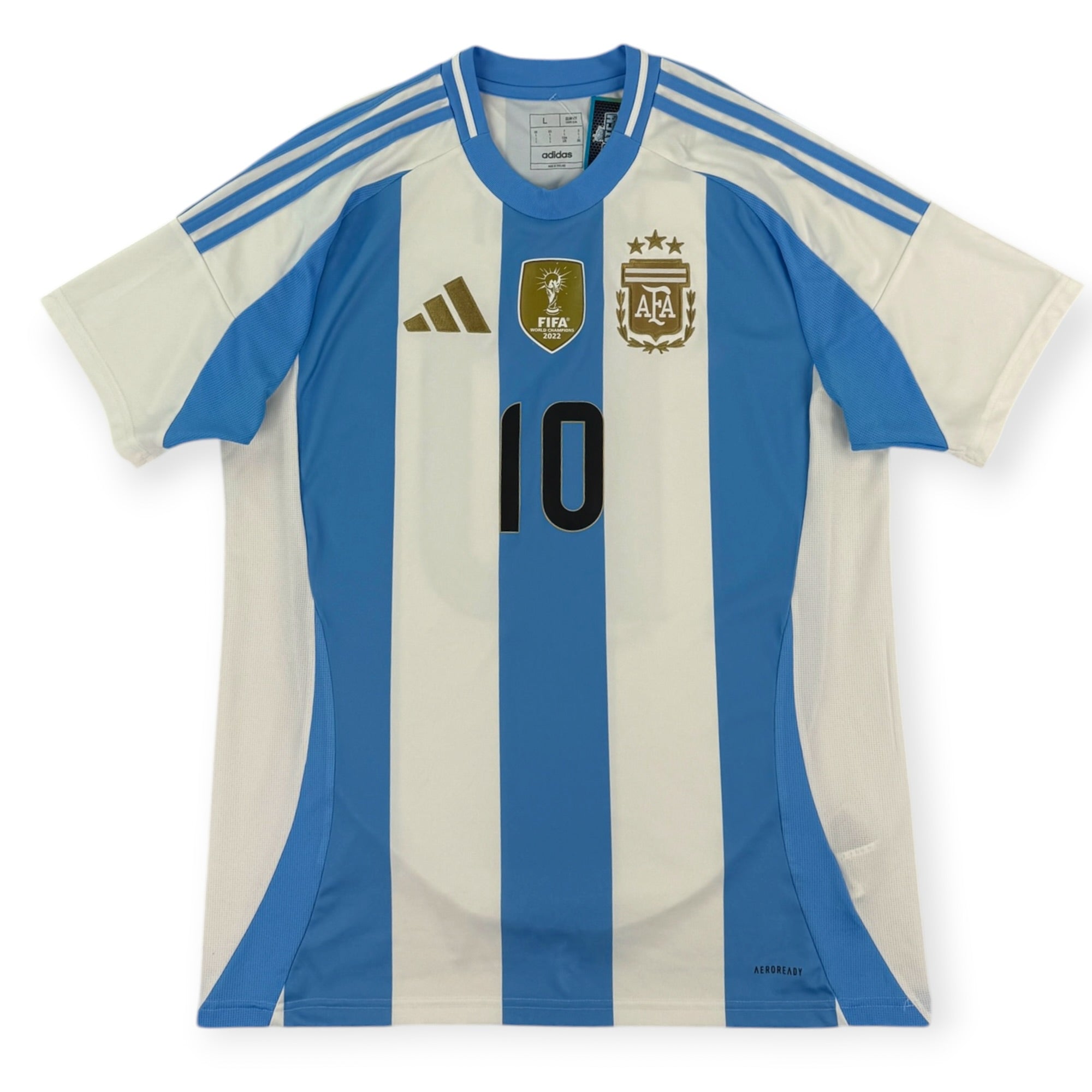 Argentina 2024 Home Shirt, Messi 10 (L)