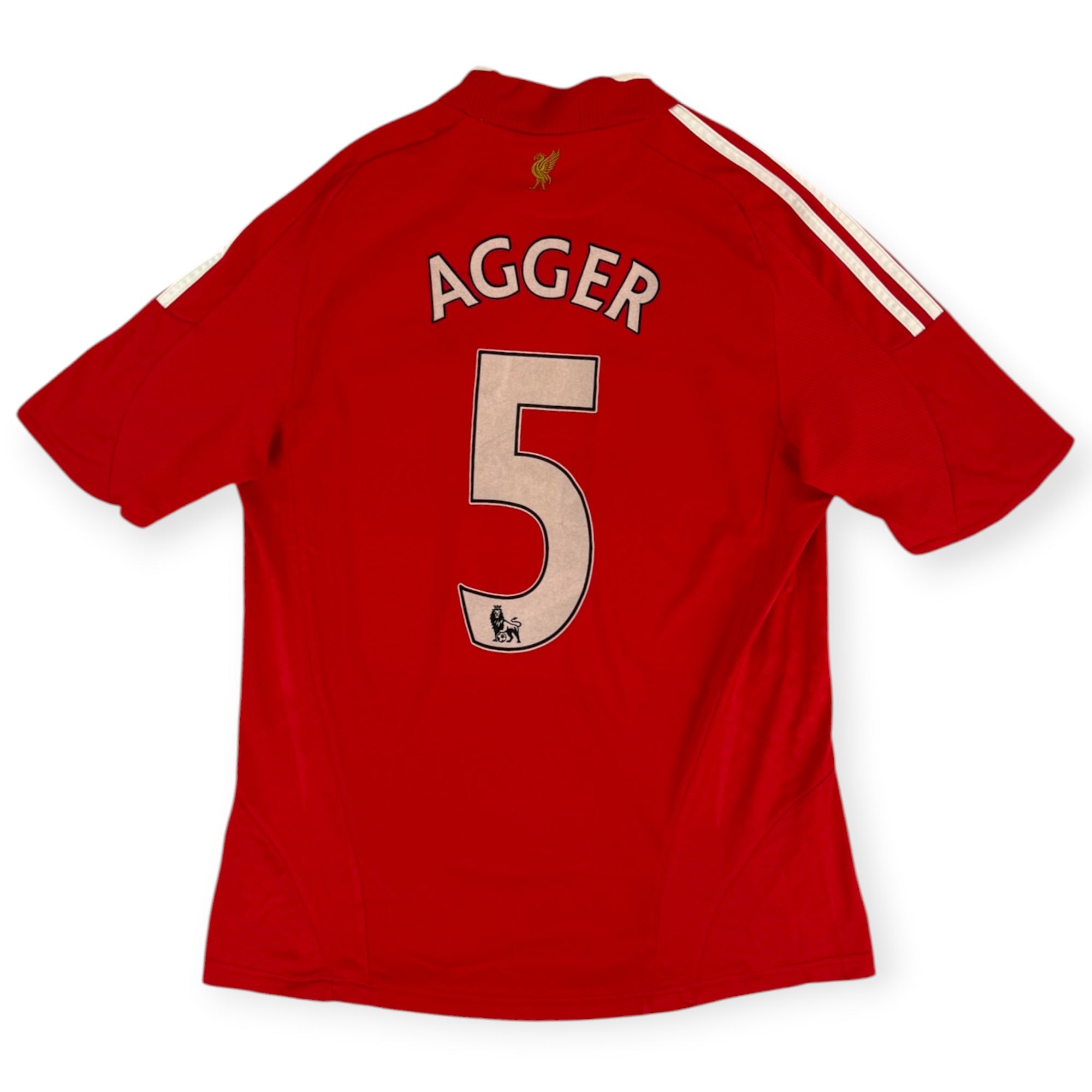 Liverpool 2008 Home Shirt, Agger 5 (M)
