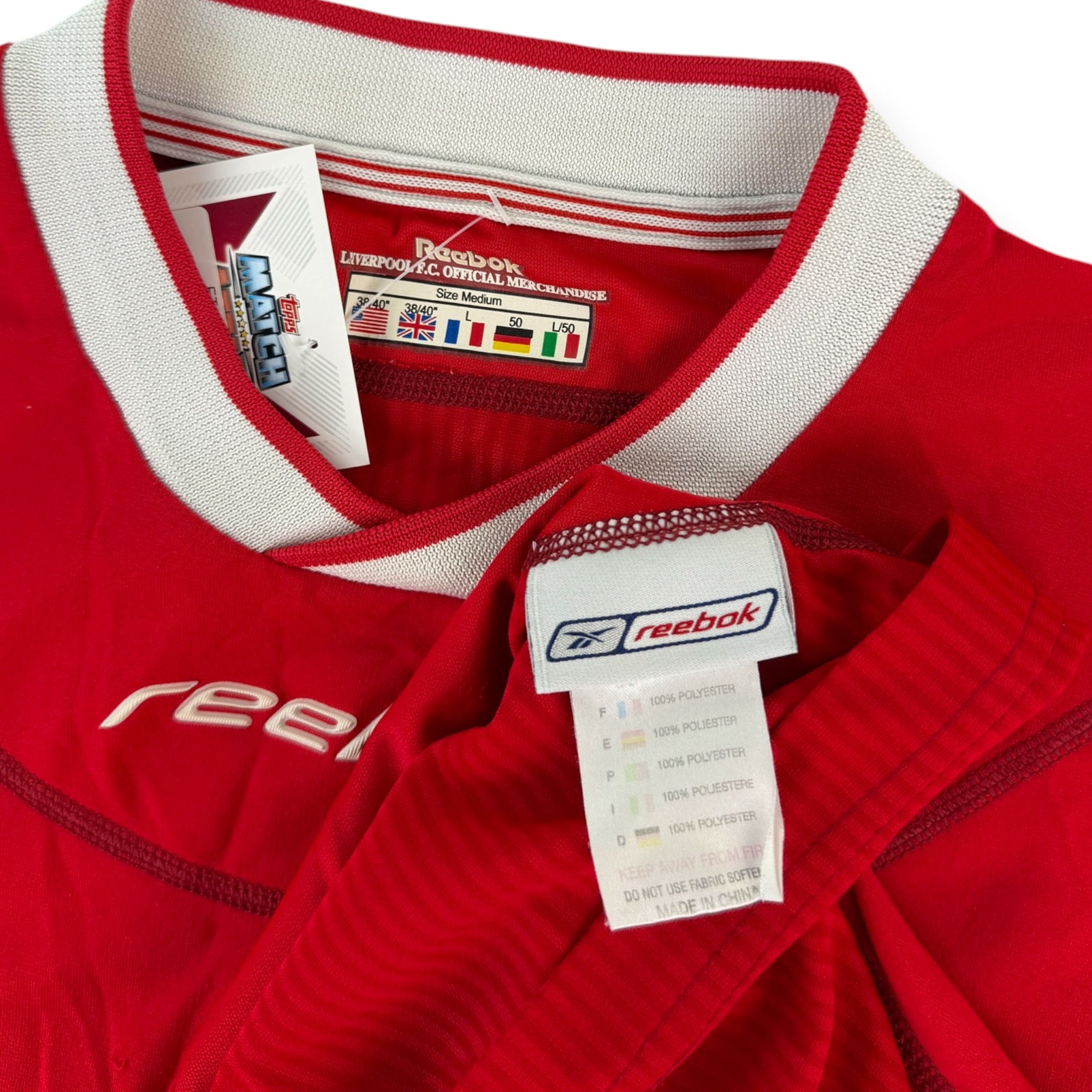 Liverpool 2002 Home Shirt (M)