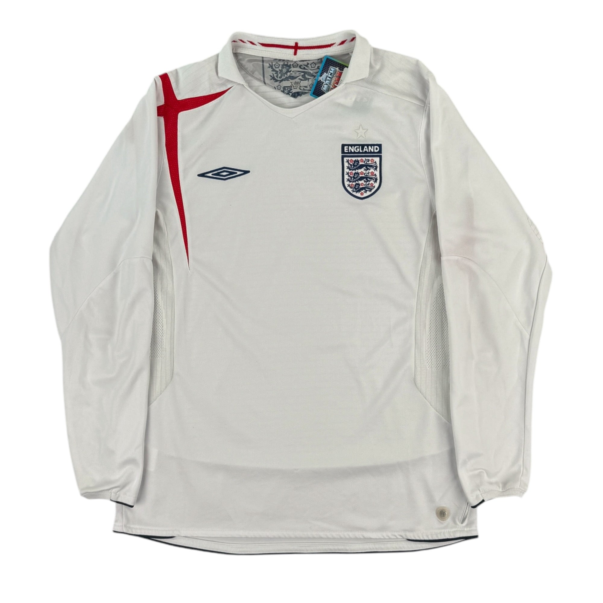 England 2005 L/S Home Shirt (M)