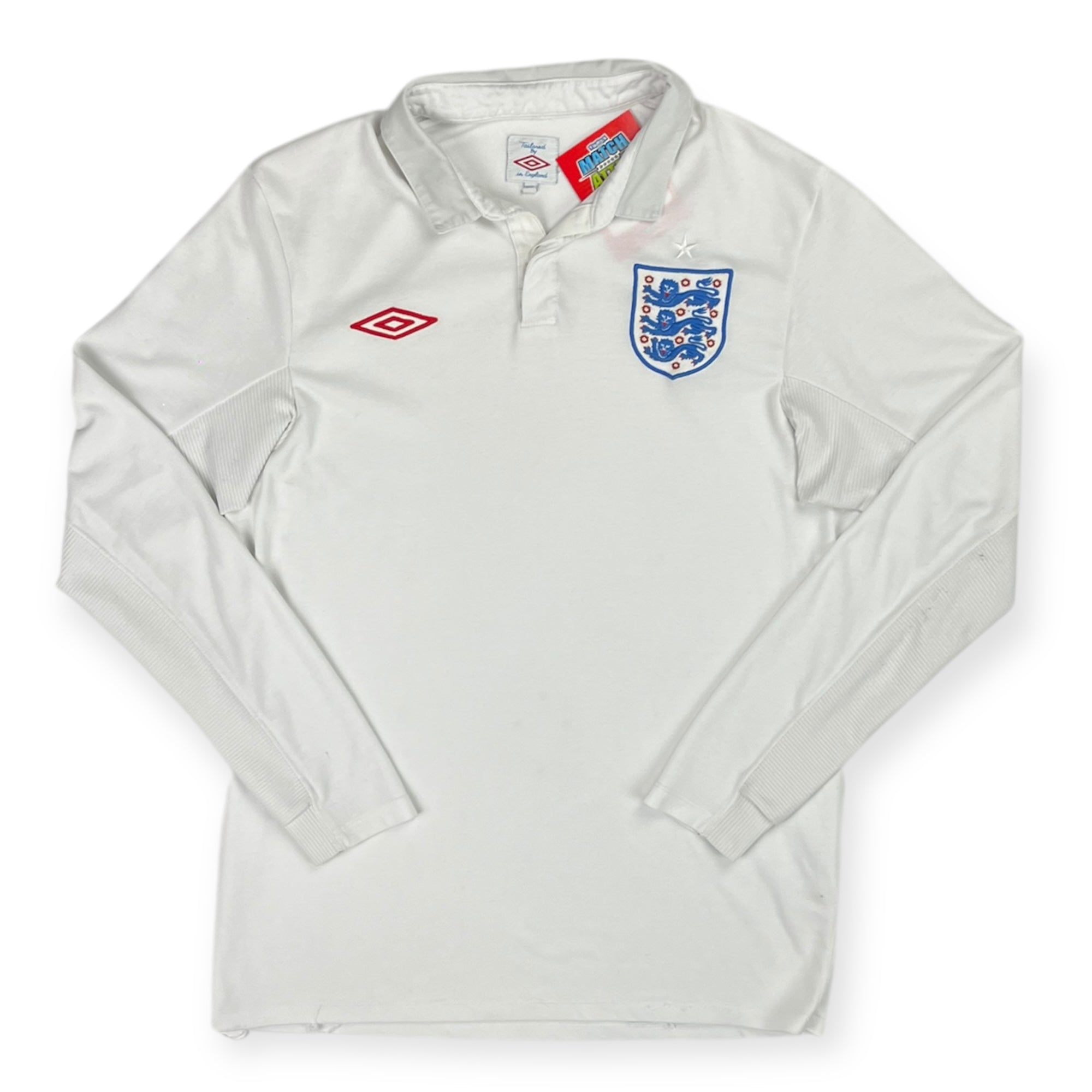 England 2010 Home Shirt L/S (M)