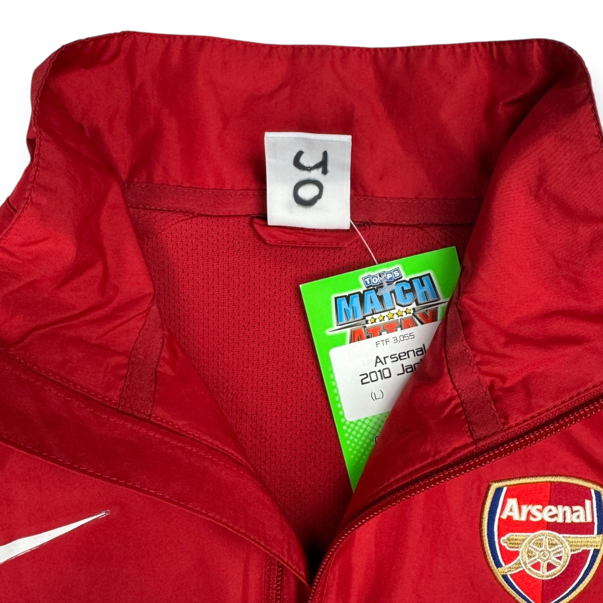 Arsenal 2010 Tracksuit Jacket (L)