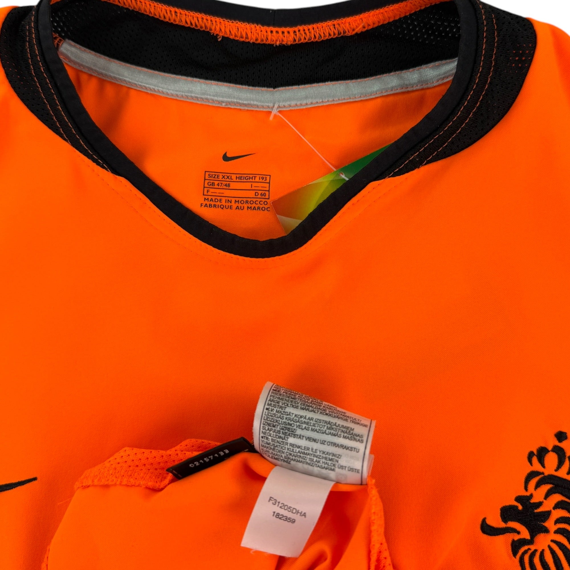Netherlands 2002 Home Shirt (XXL)