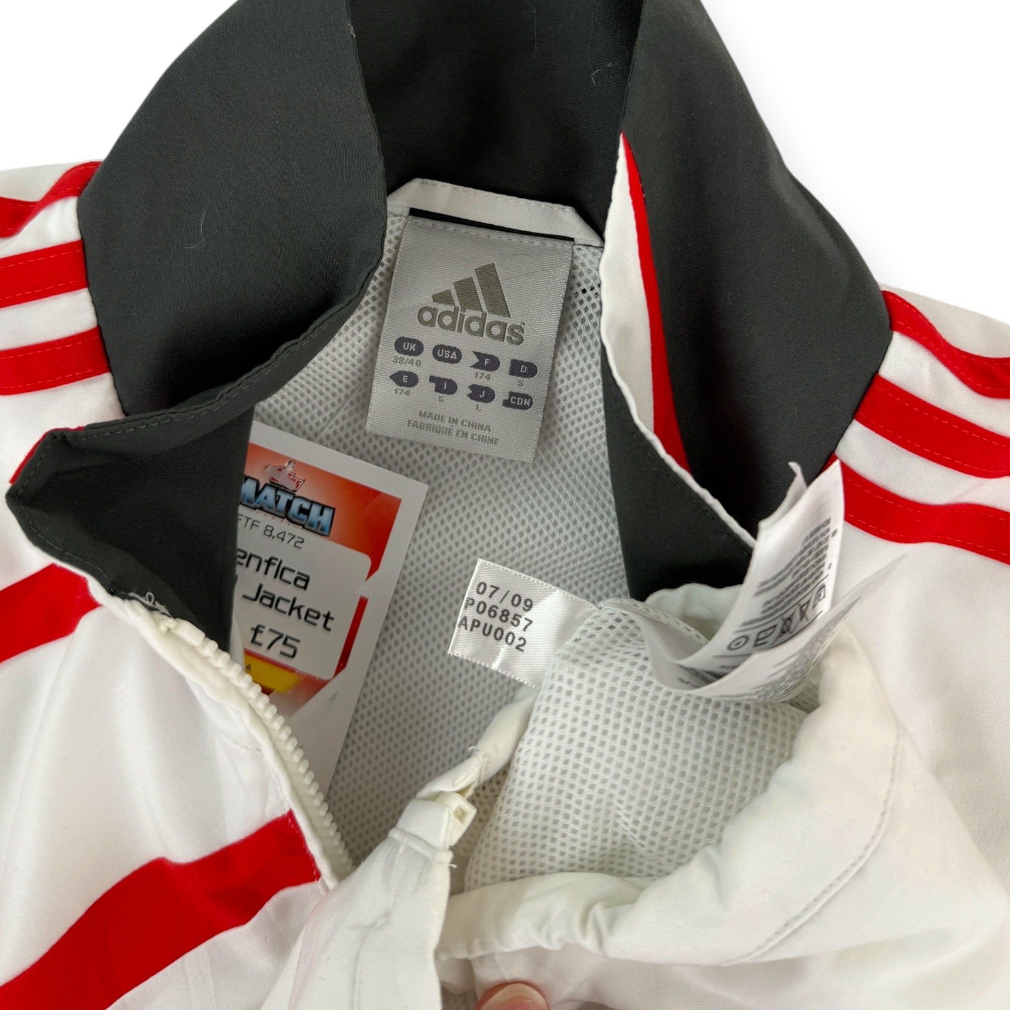 Benfica 2009 Tracksuit Jacket (M)