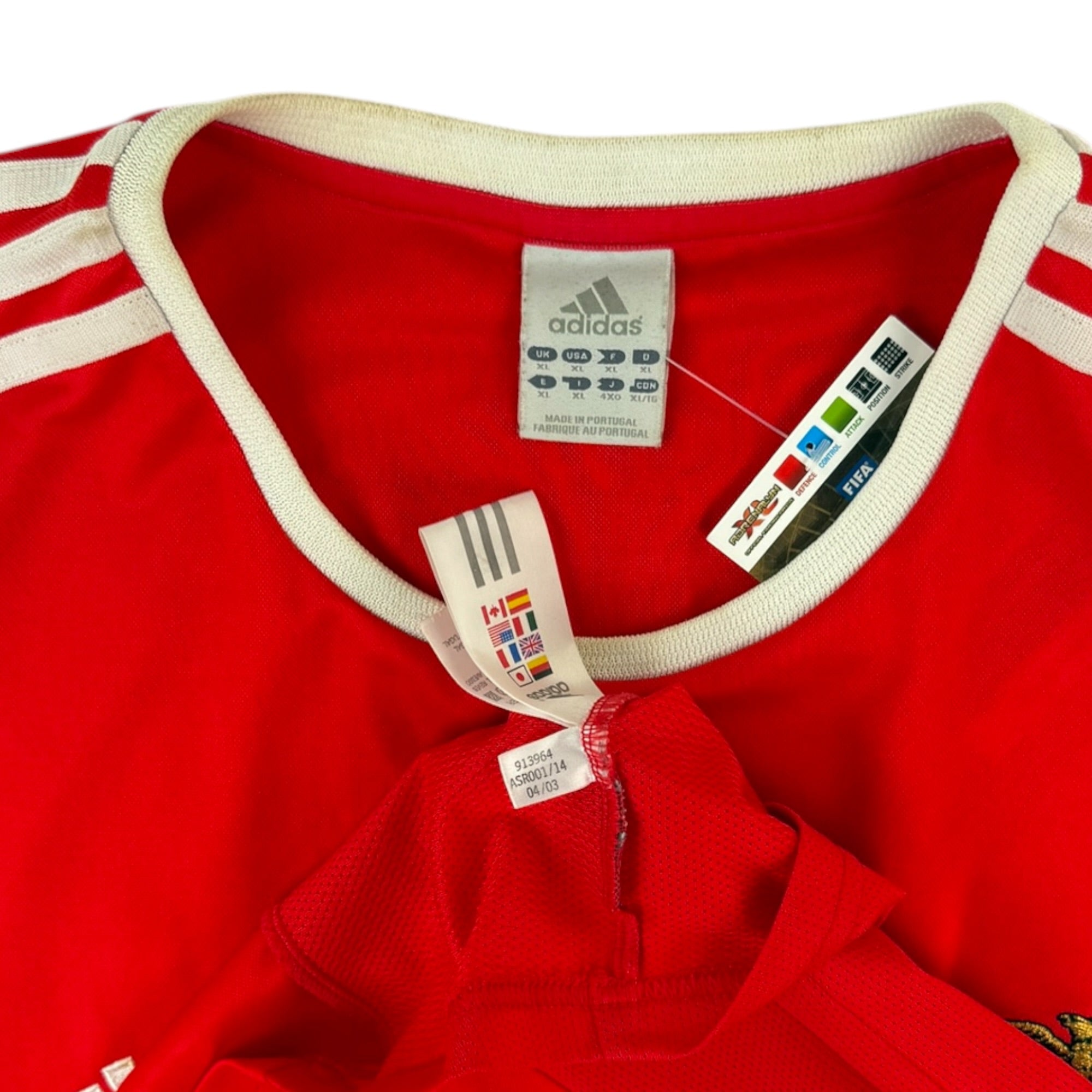 Benfica 2003 Home Shirt (XL)