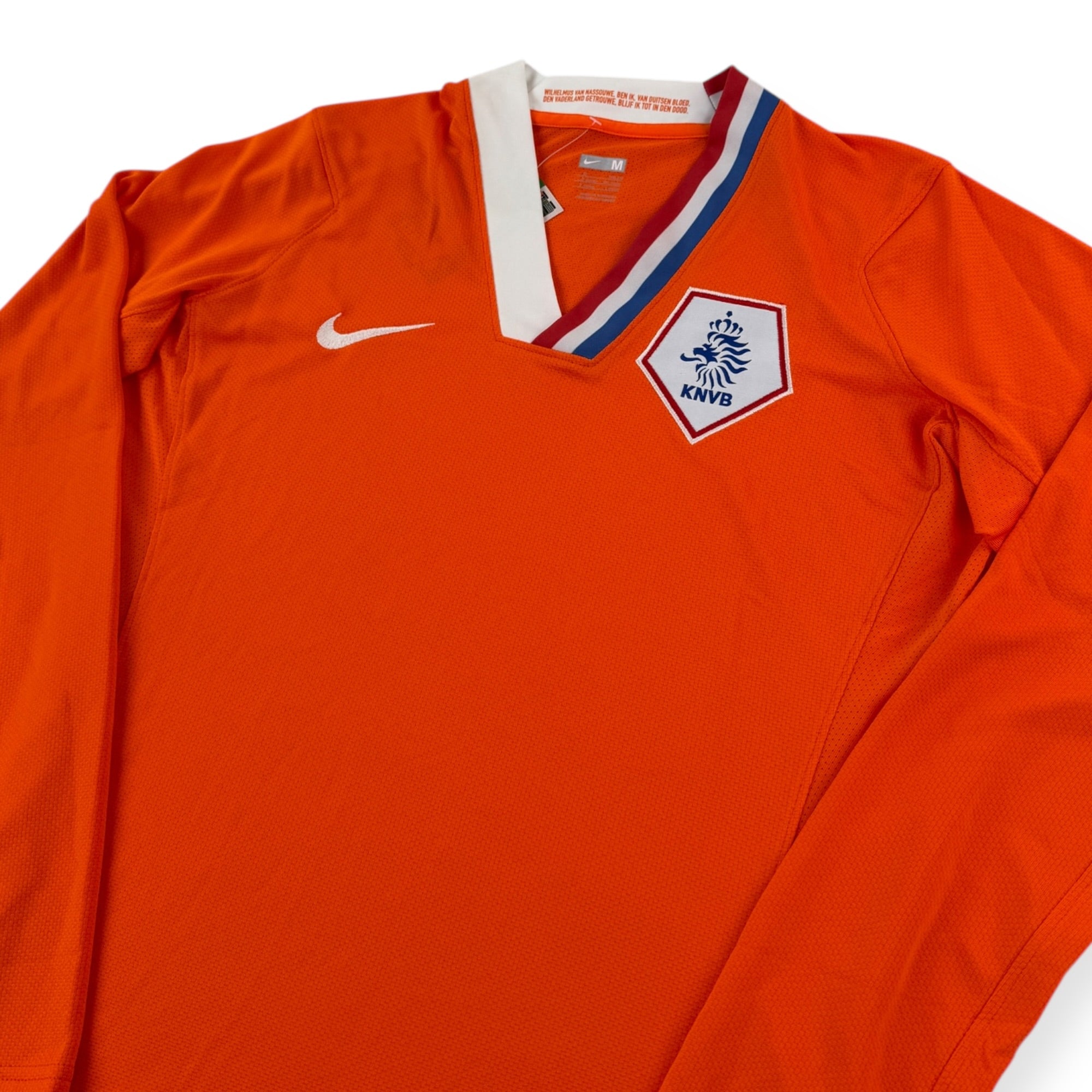 Netherlands 2008 L/S Home Shirt (M)