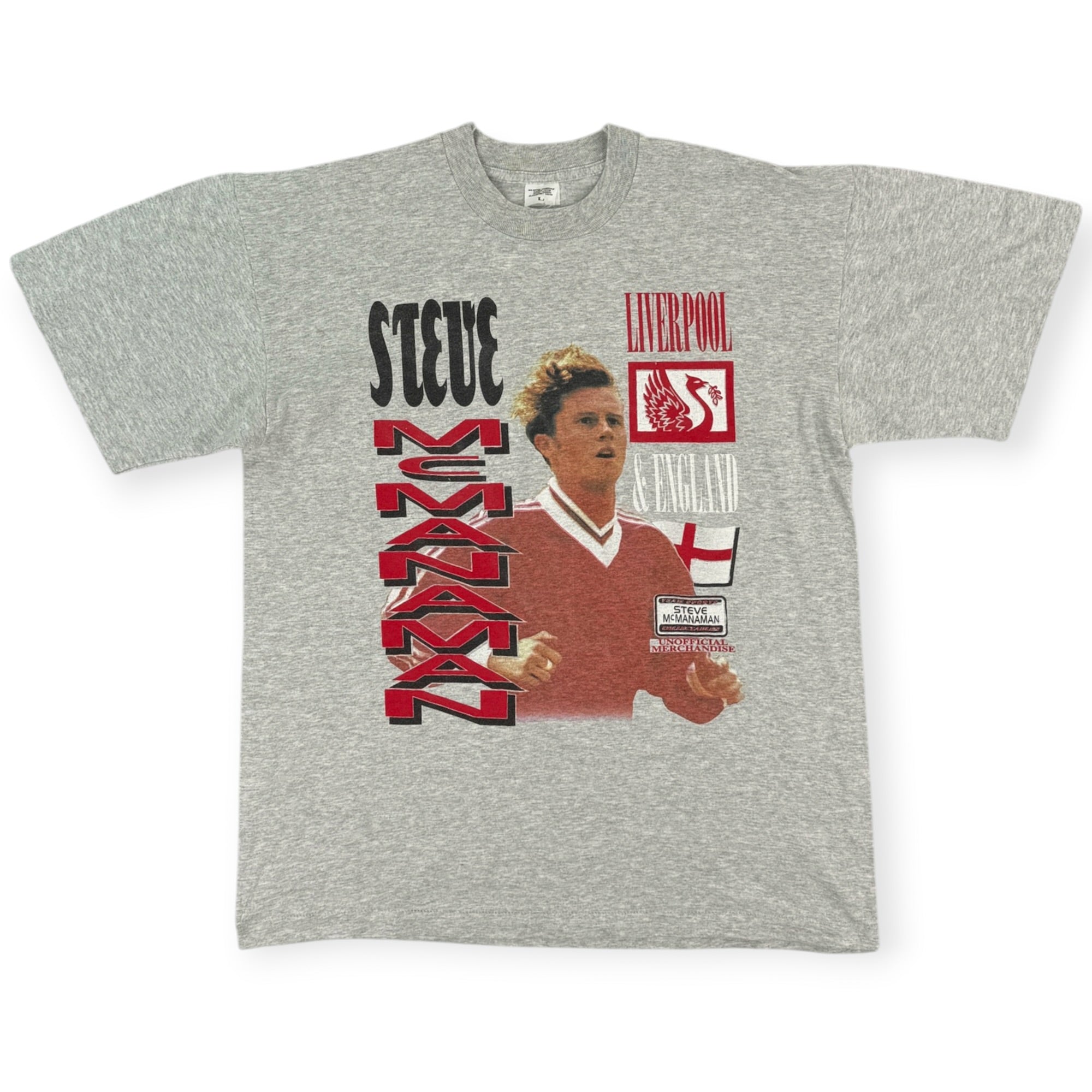 Liverpool 90s Steve McManaman T-Shirt (L)