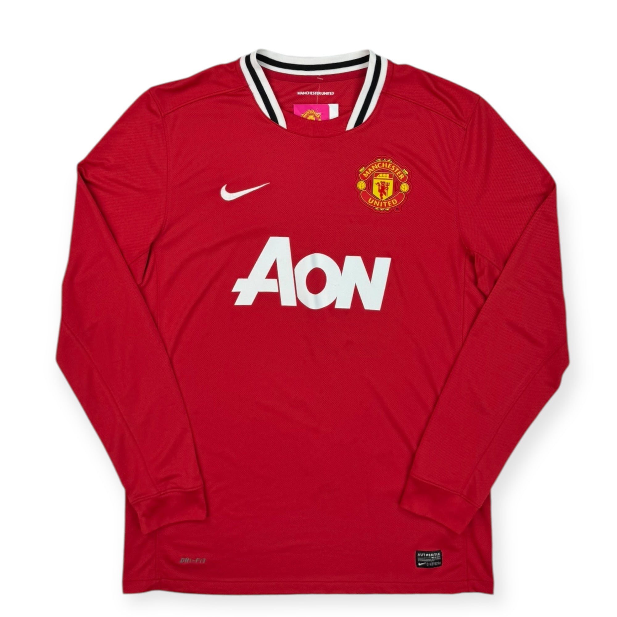 Manchester United 2011 Home Shirt L/S (L)