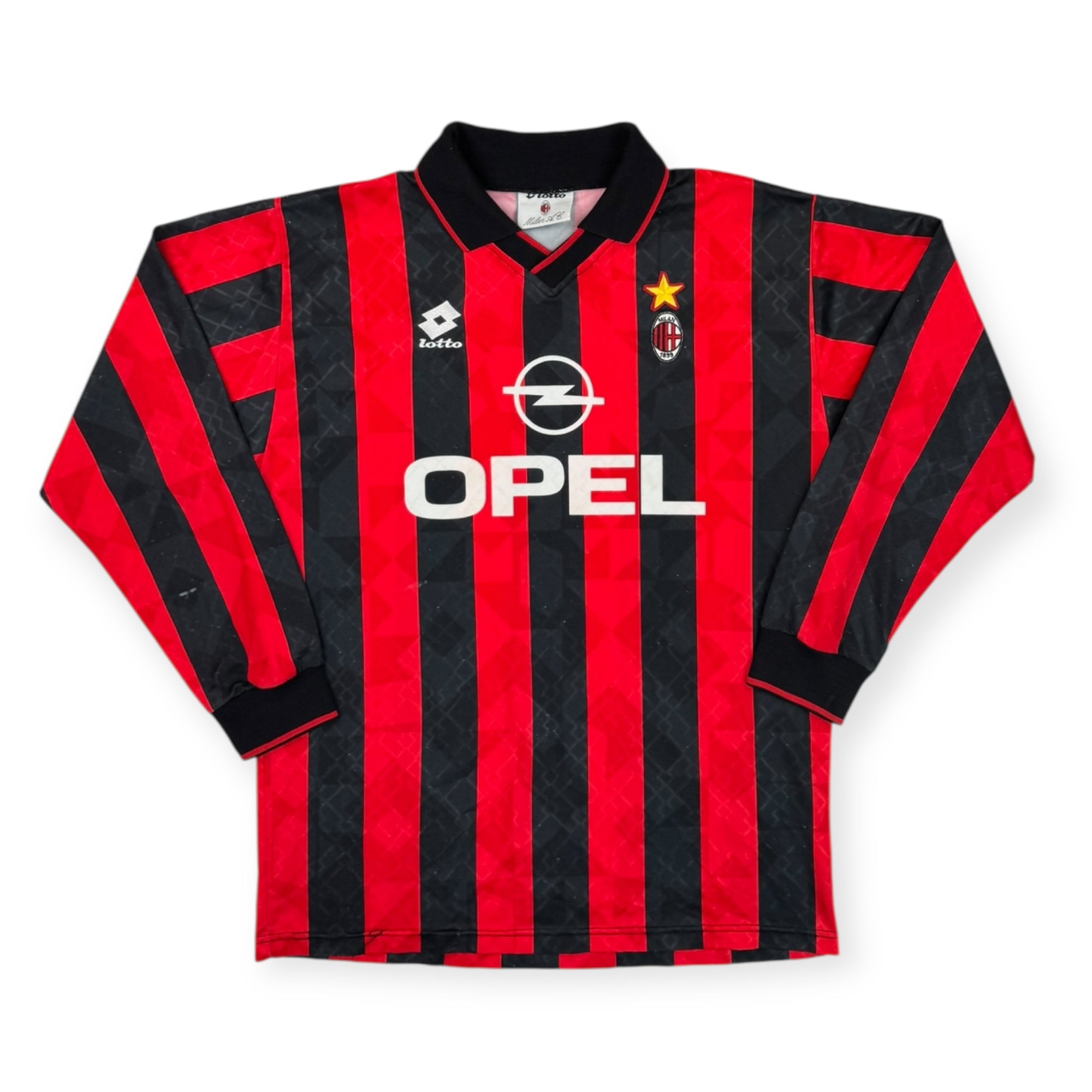 AC Milan 1995 Home Shirt L/S (L)