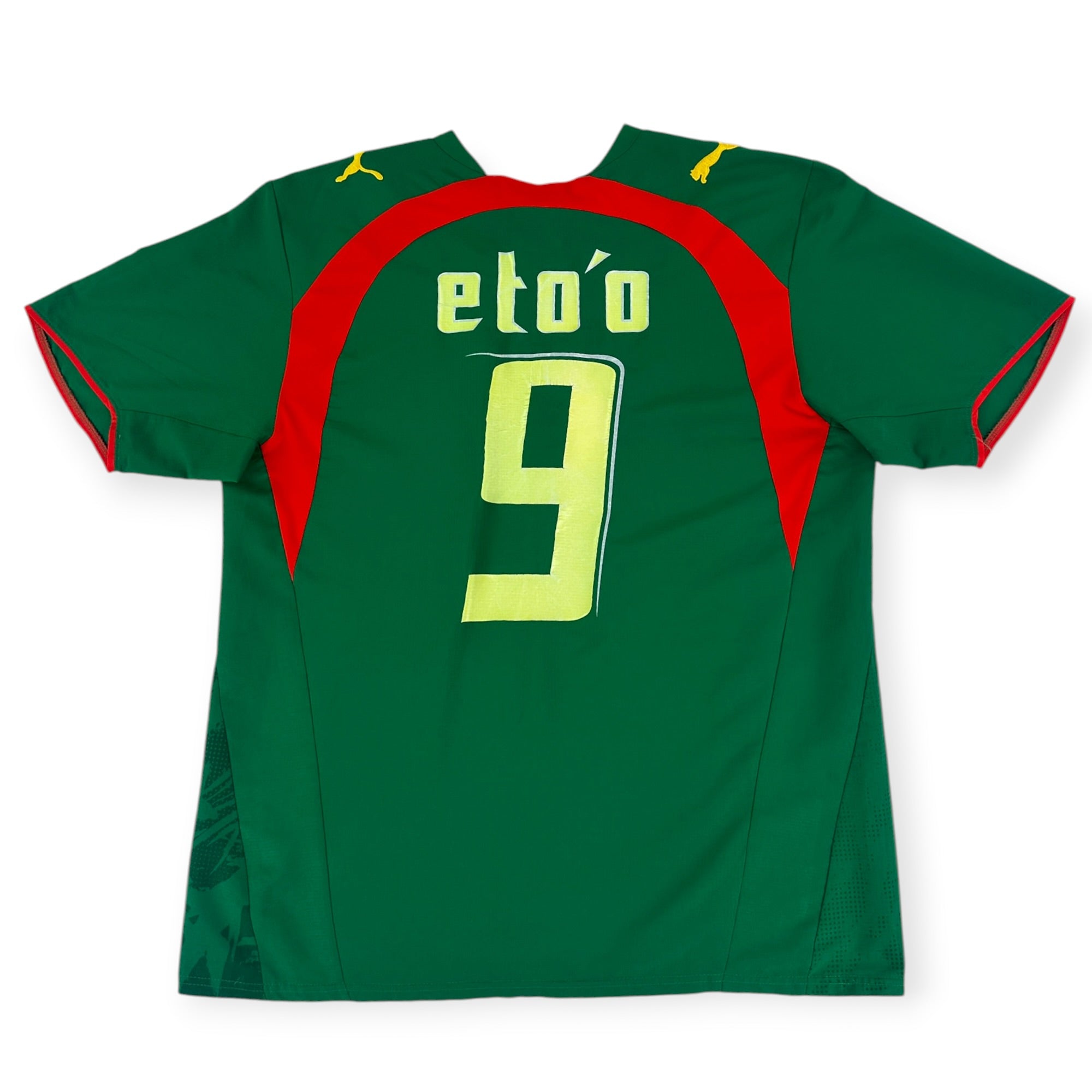 Cameroon 2006 Home Shirt, Eto’o 9 (L)
