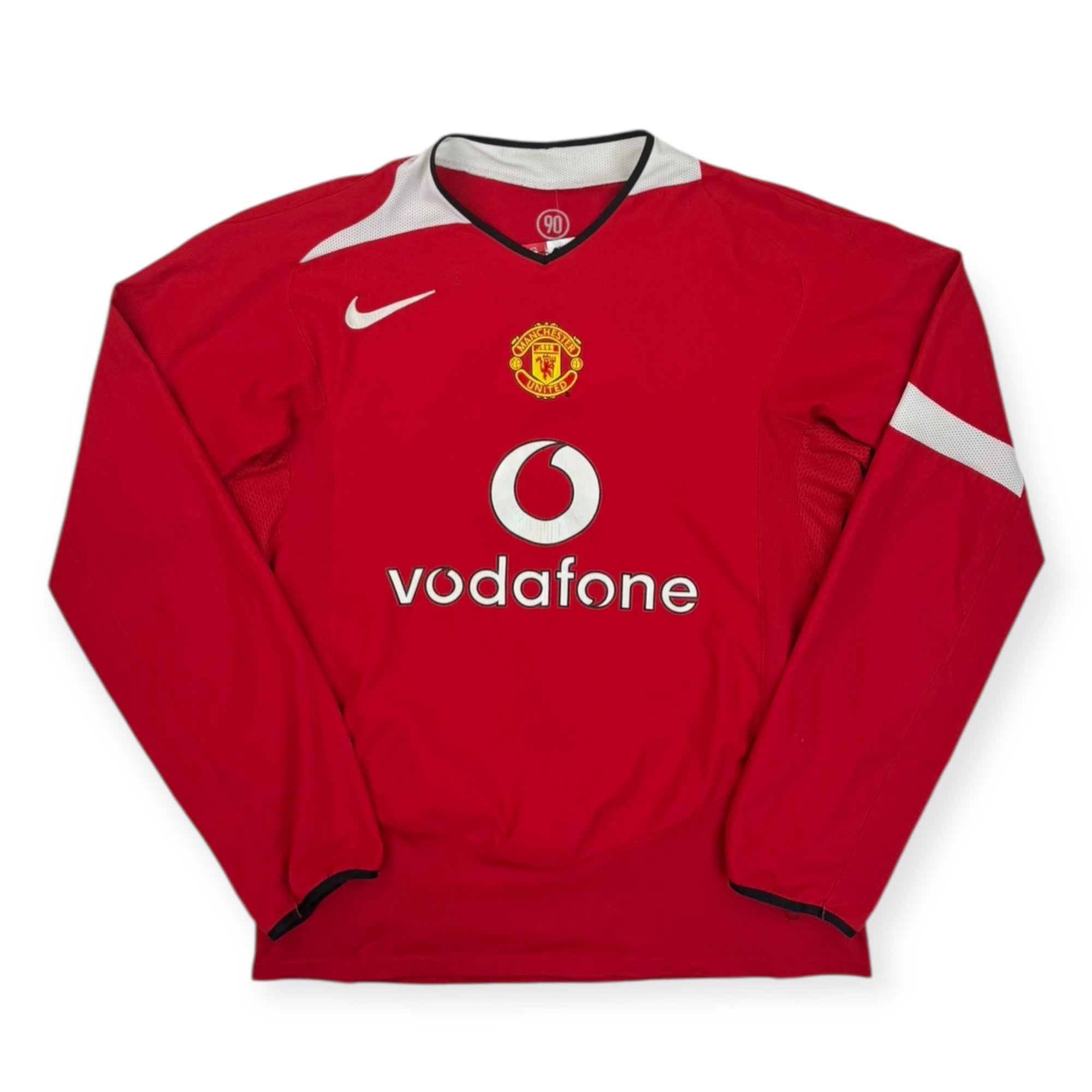 Manchester United 2004 Home Shirt L/S (M)