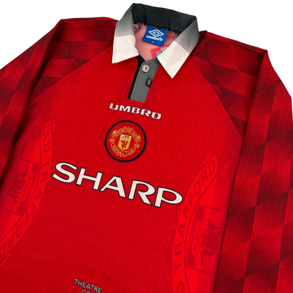 Manchester United 1996/97 Home Shirt L/S (XL)