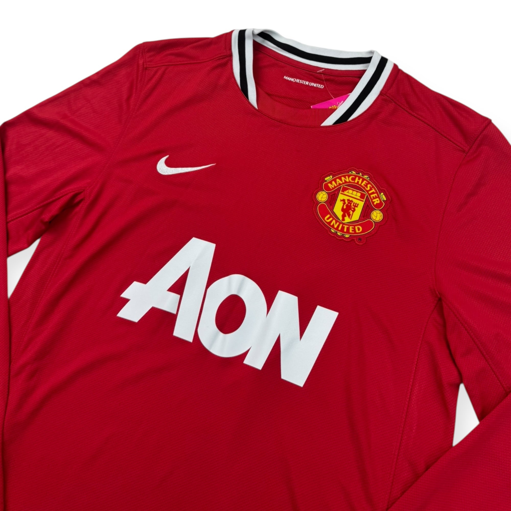 Manchester United 2011 Home Shirt L/S (M)