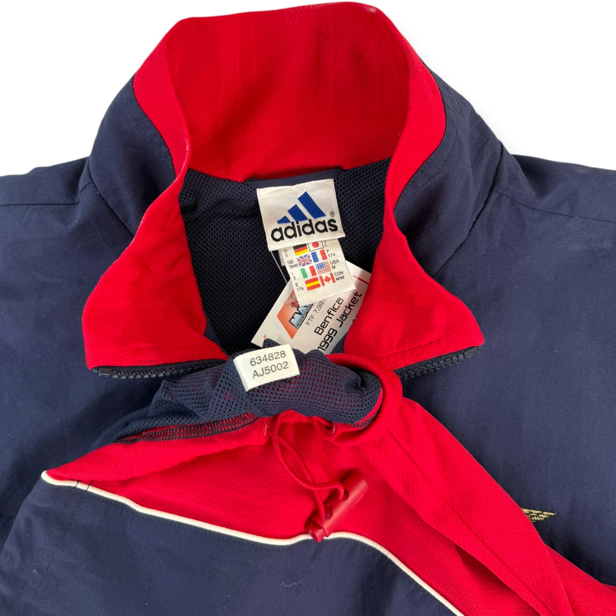 Benfica 1999 Tracksuit Jacket (M)