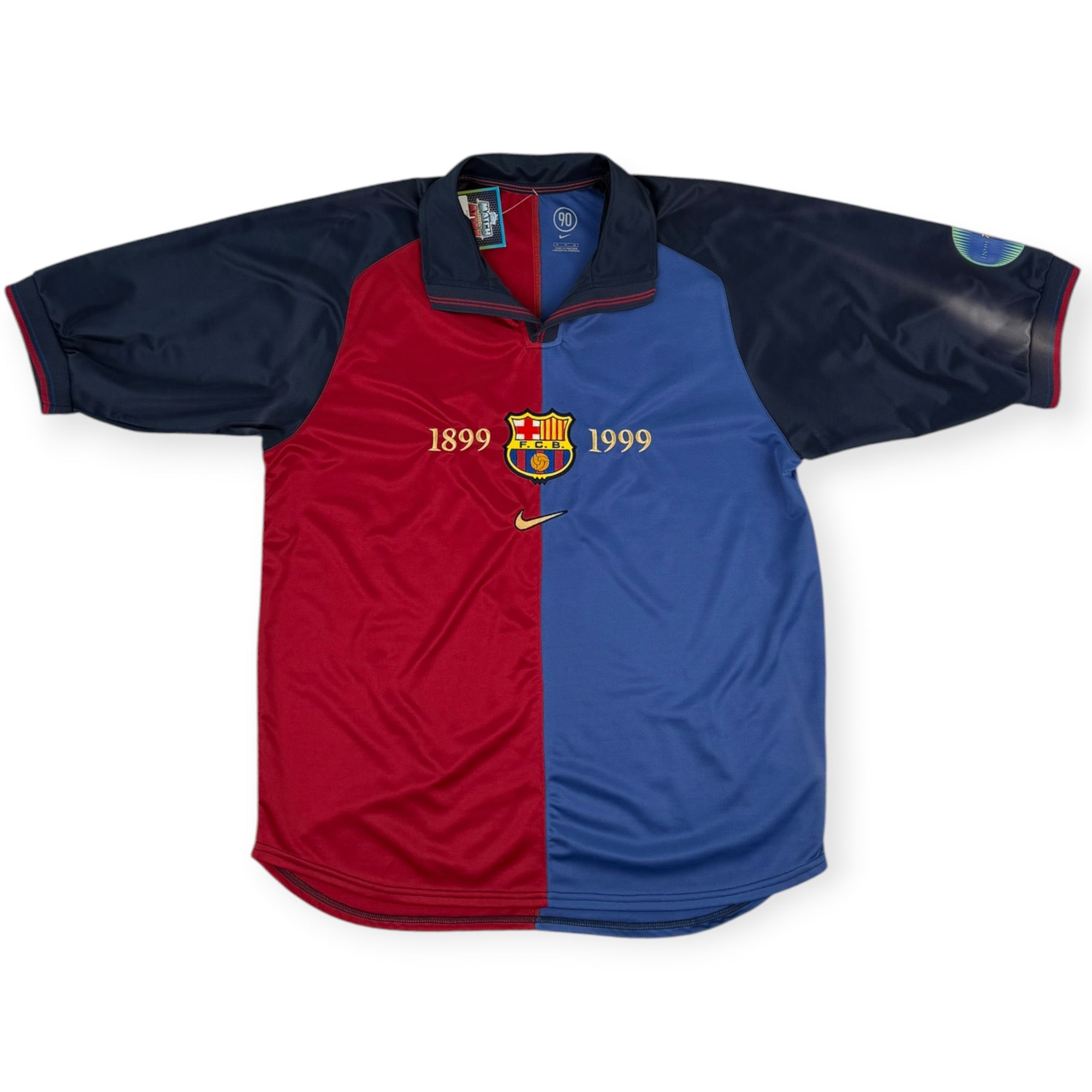 FC Barcelona 1999 Home Shirt, Cocu 8 (M)