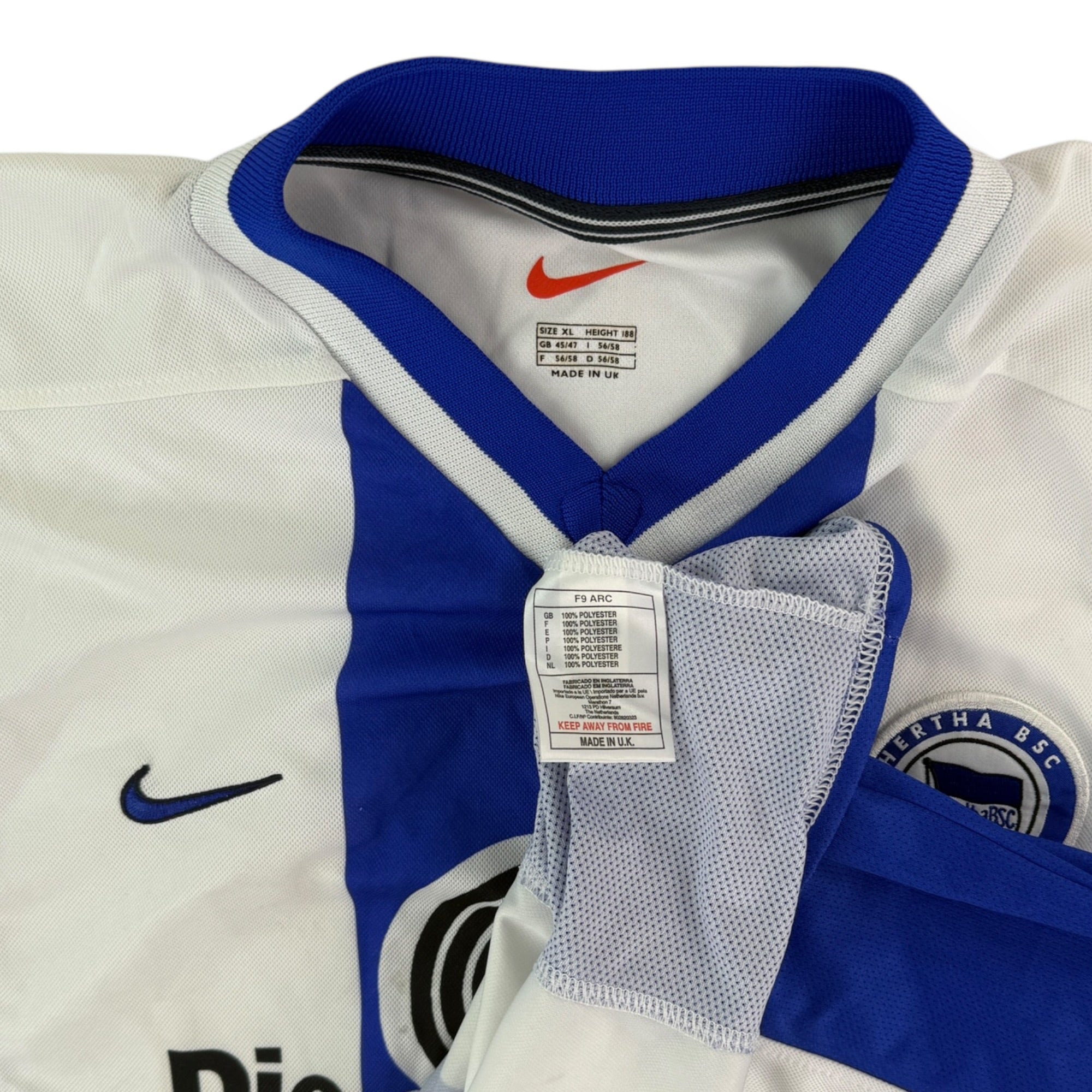 Hertha Berlin 1999 Home Shirt (XL)