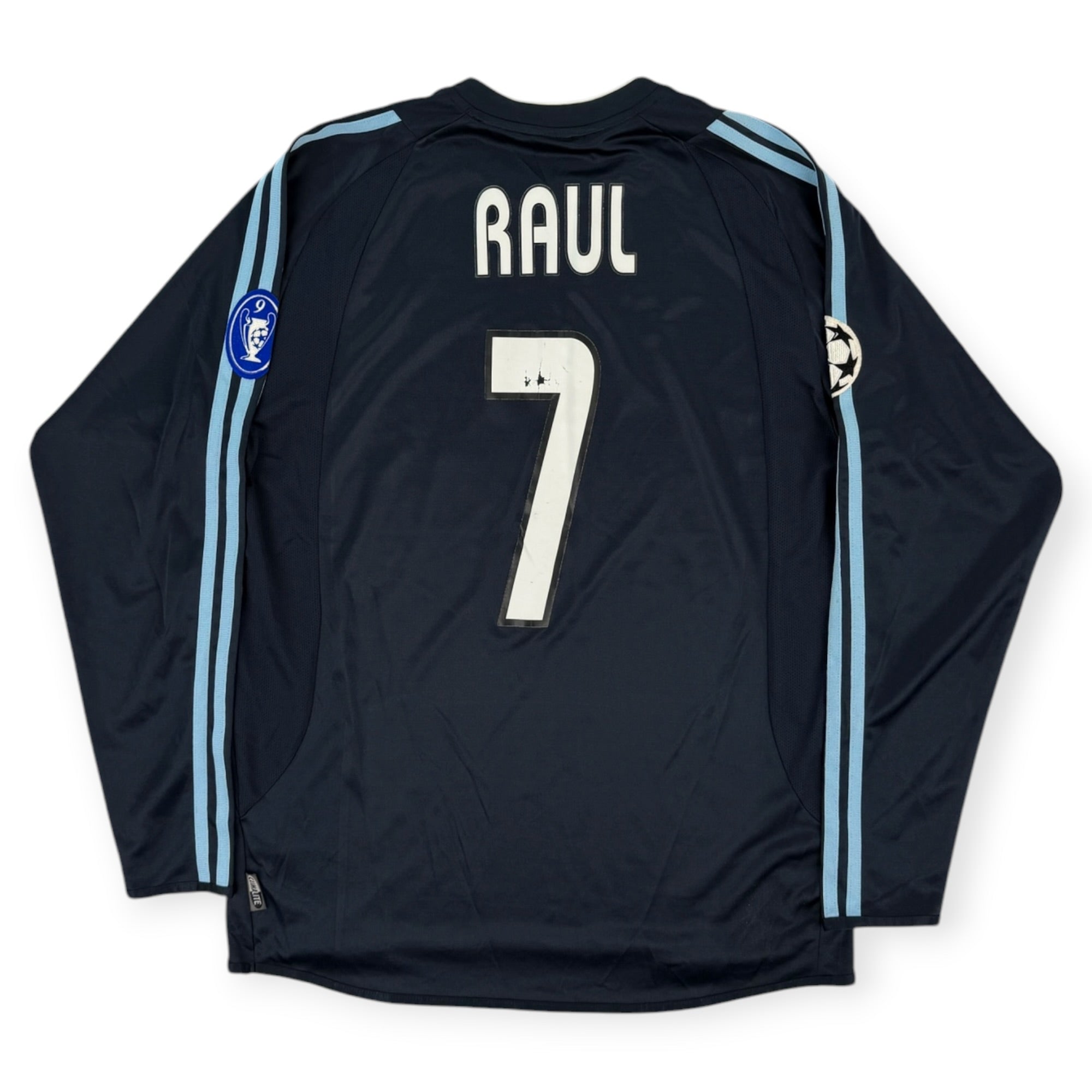 Real Madrid 2003 L/S Away Shirt, Raul 7 (M)