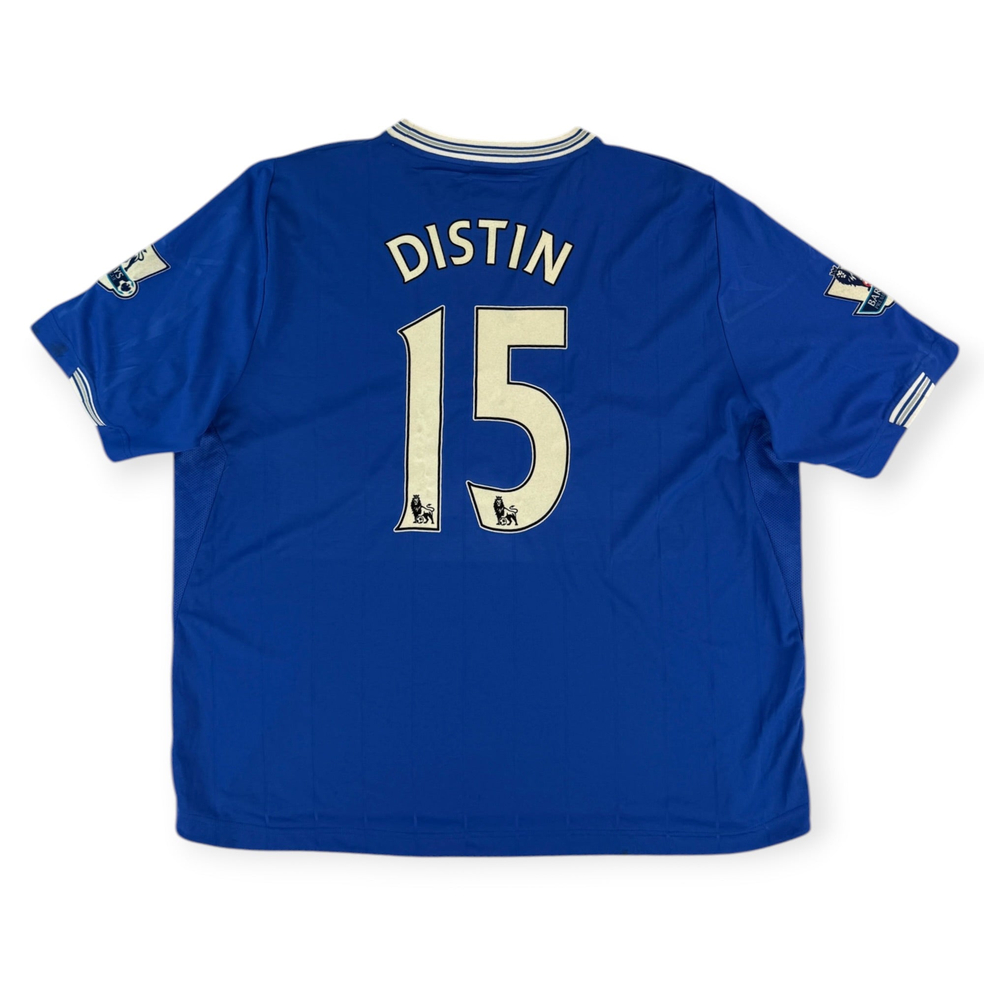 Everton 2009 Home Shirt, Distin 15 (XXL)
