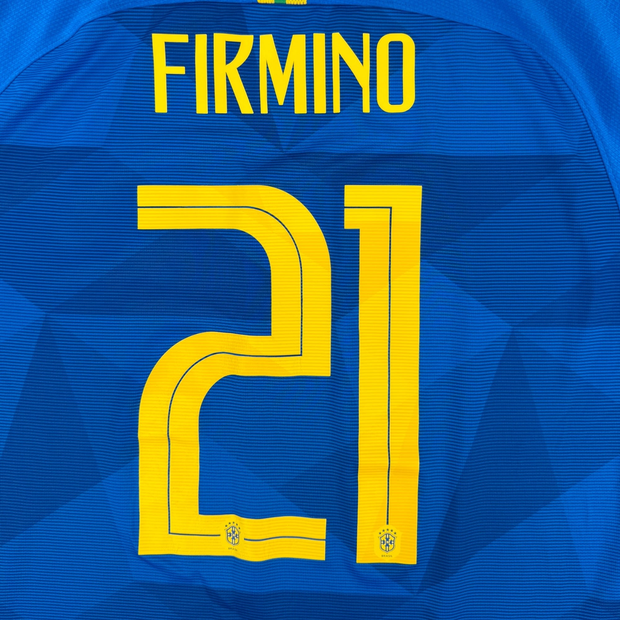 Brazil 2018 Away Shirt, Firmino 21 (XL)