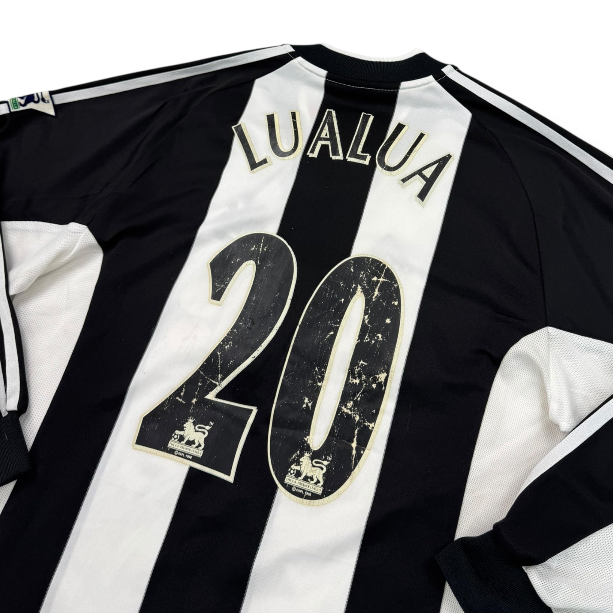 Newcastle 2001 L/S Home Shirt, Lualua 20 (M)