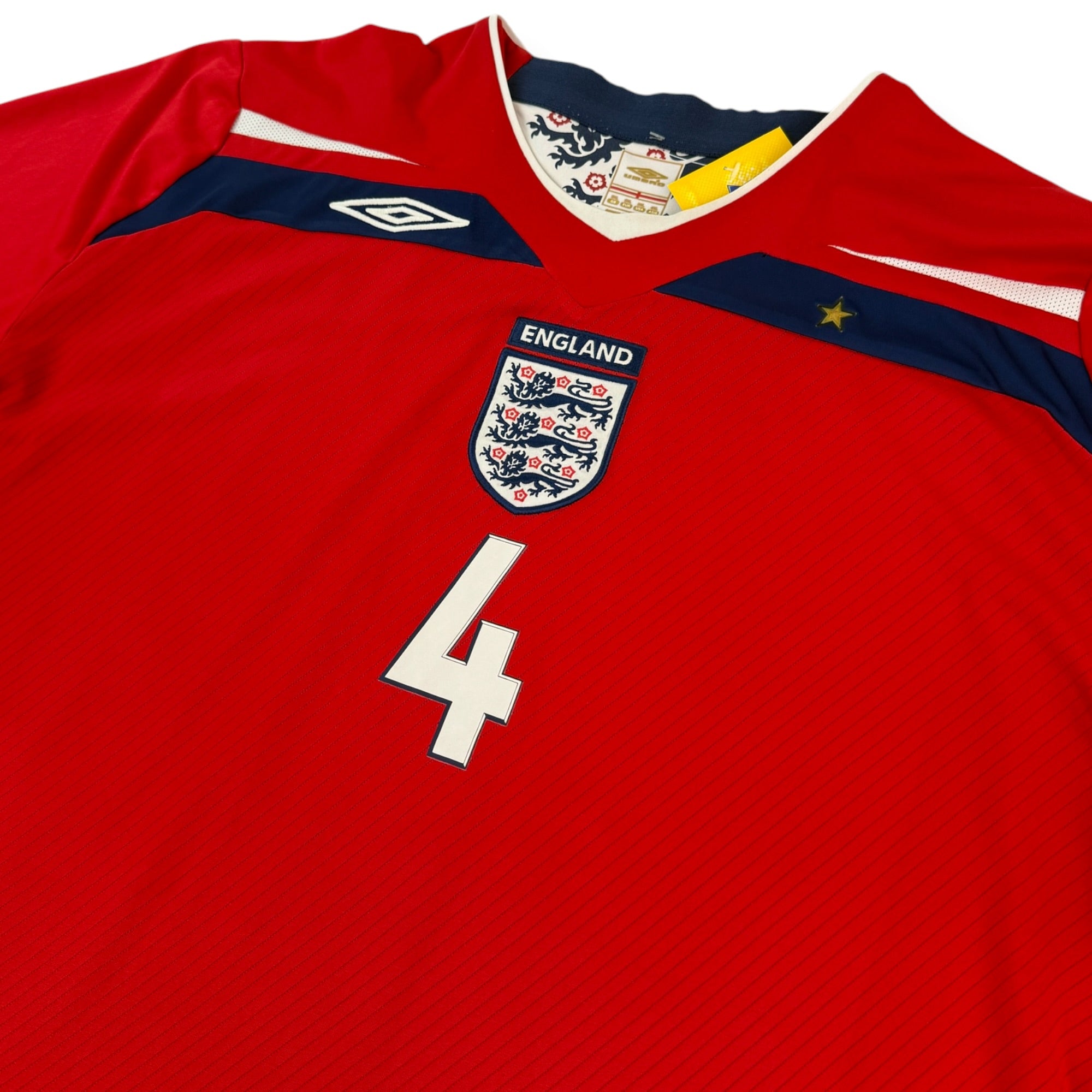 England 2008 Away Shirt, Gerrard 4 (XXL)