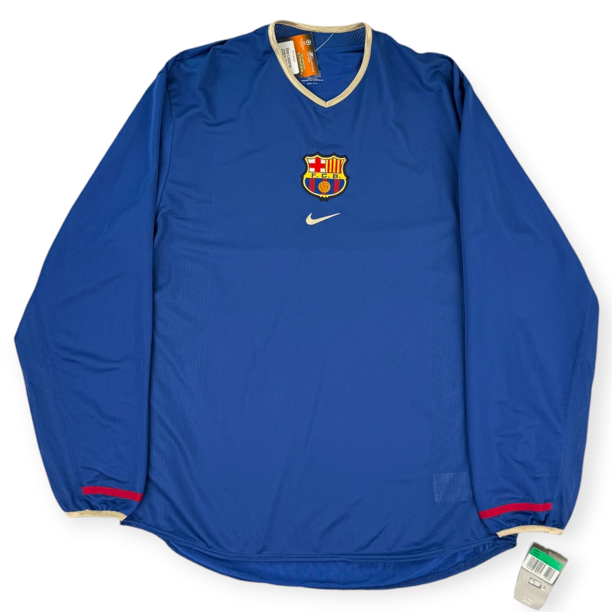 FC Barcelona 2001 L/S Third Shirt, BNWT (XL)