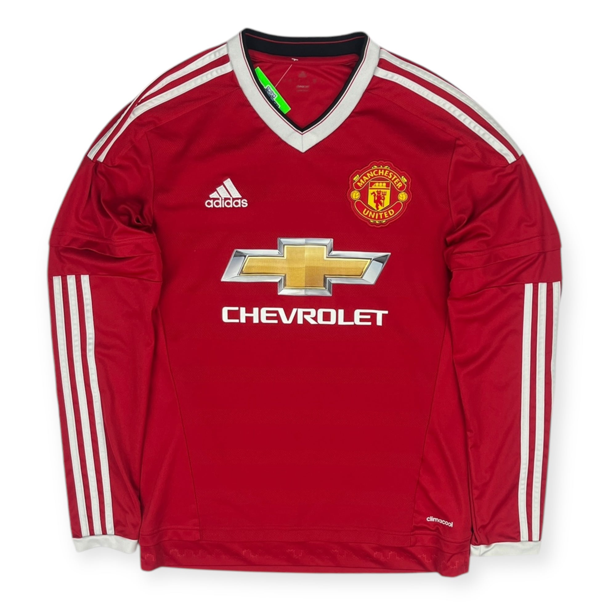 Manchester United 2016 L/S Home Shirt, Mata 8 (S)