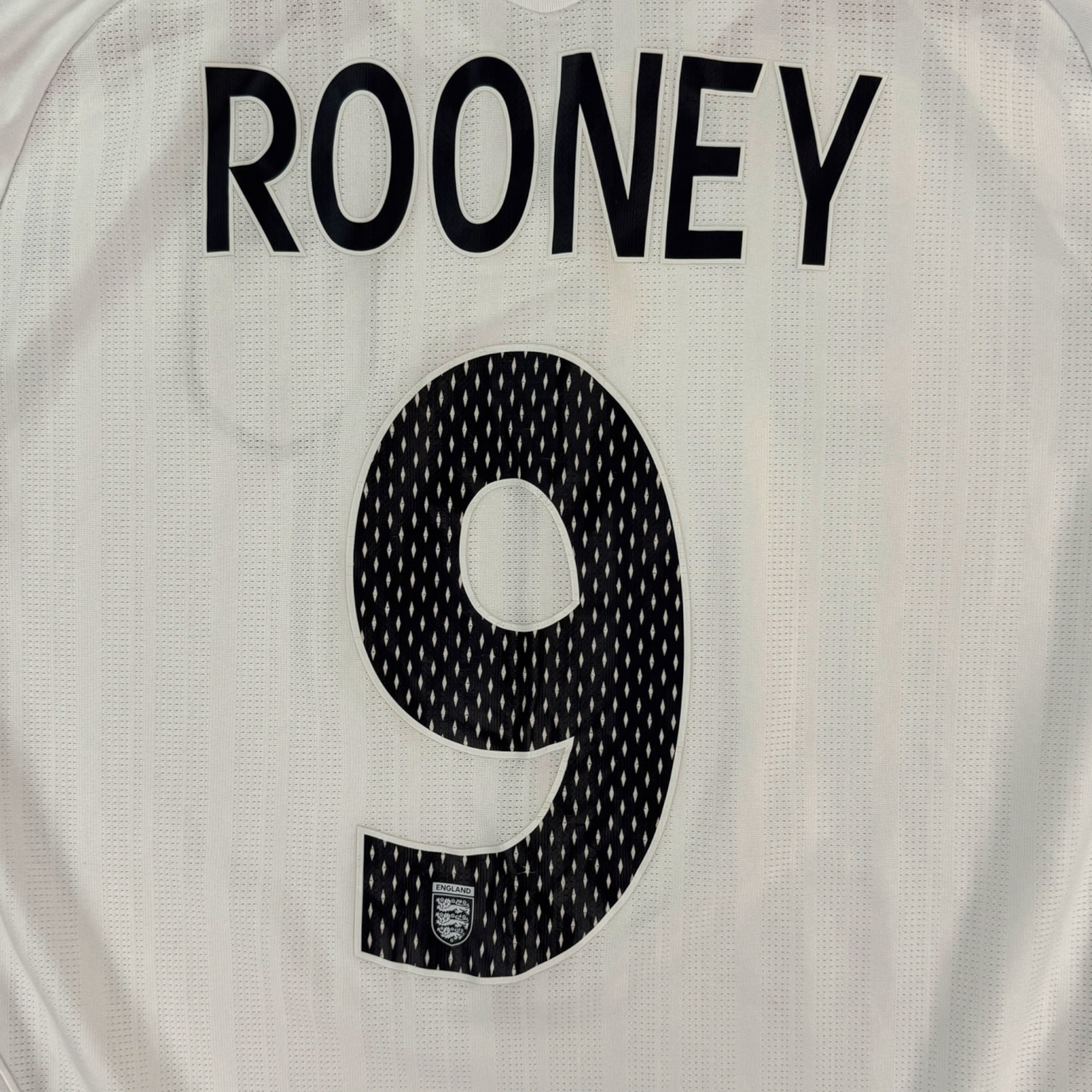 England 2007 Home Shirt, Rooney 9 (M)