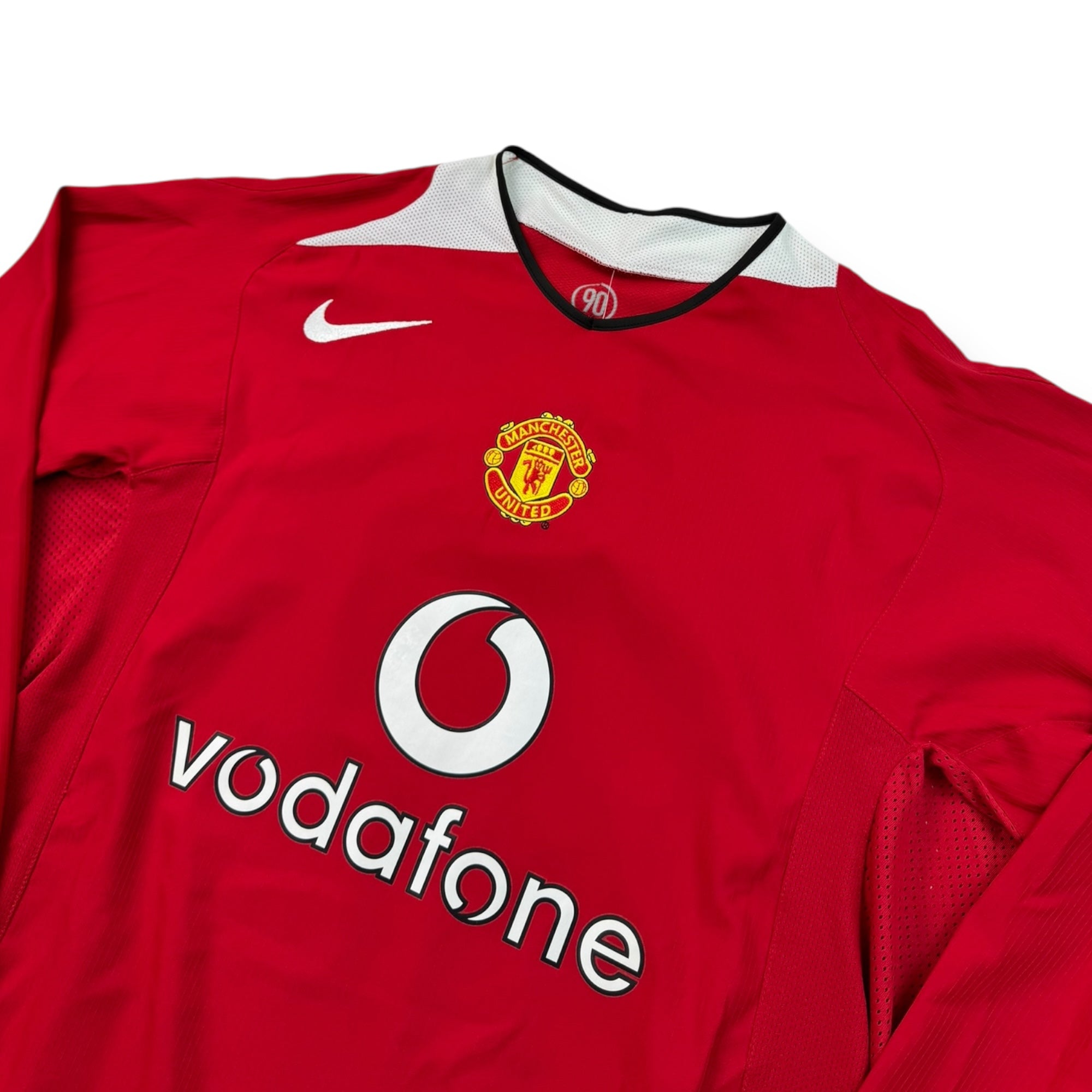 Manchester United 2004 Home Shirt L/S (L)
