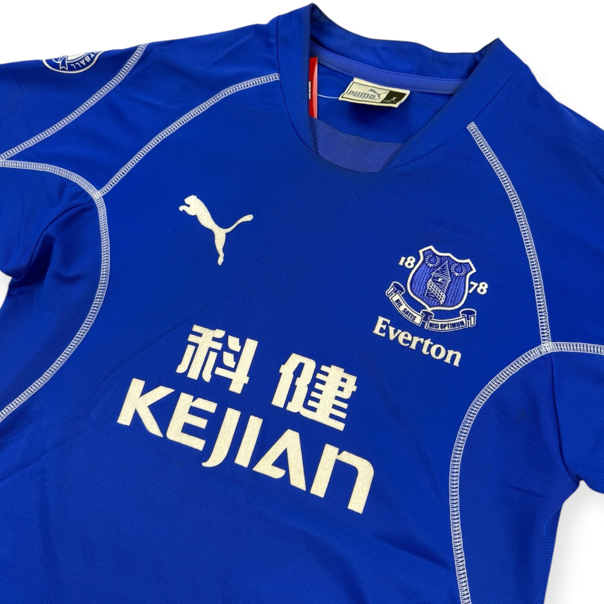 Everton 2002 Home Shirt, Unsworth 6 (S)