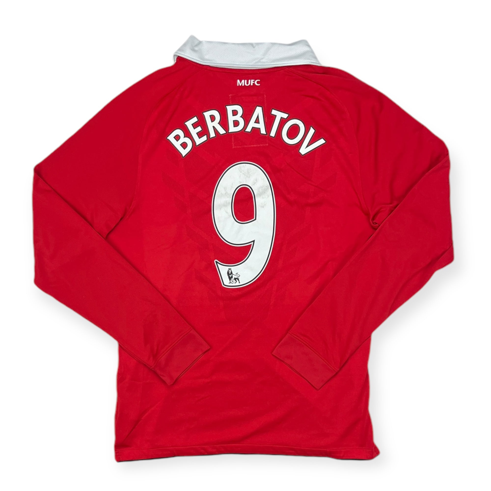 Manchester United 2010 Home Shirt L/S, Berbatov 9 (M)