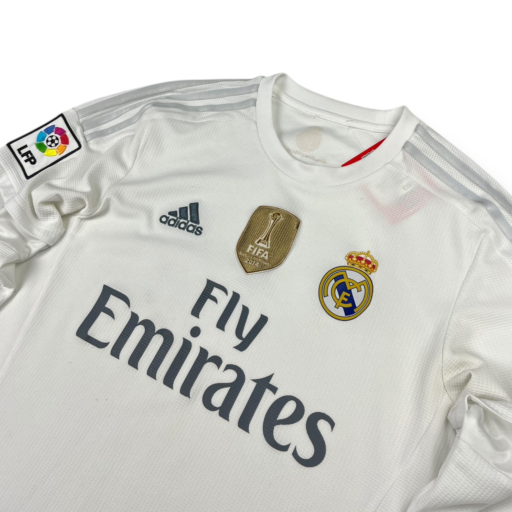 Real Madrid 2015 Home Shirt, L/S (M)