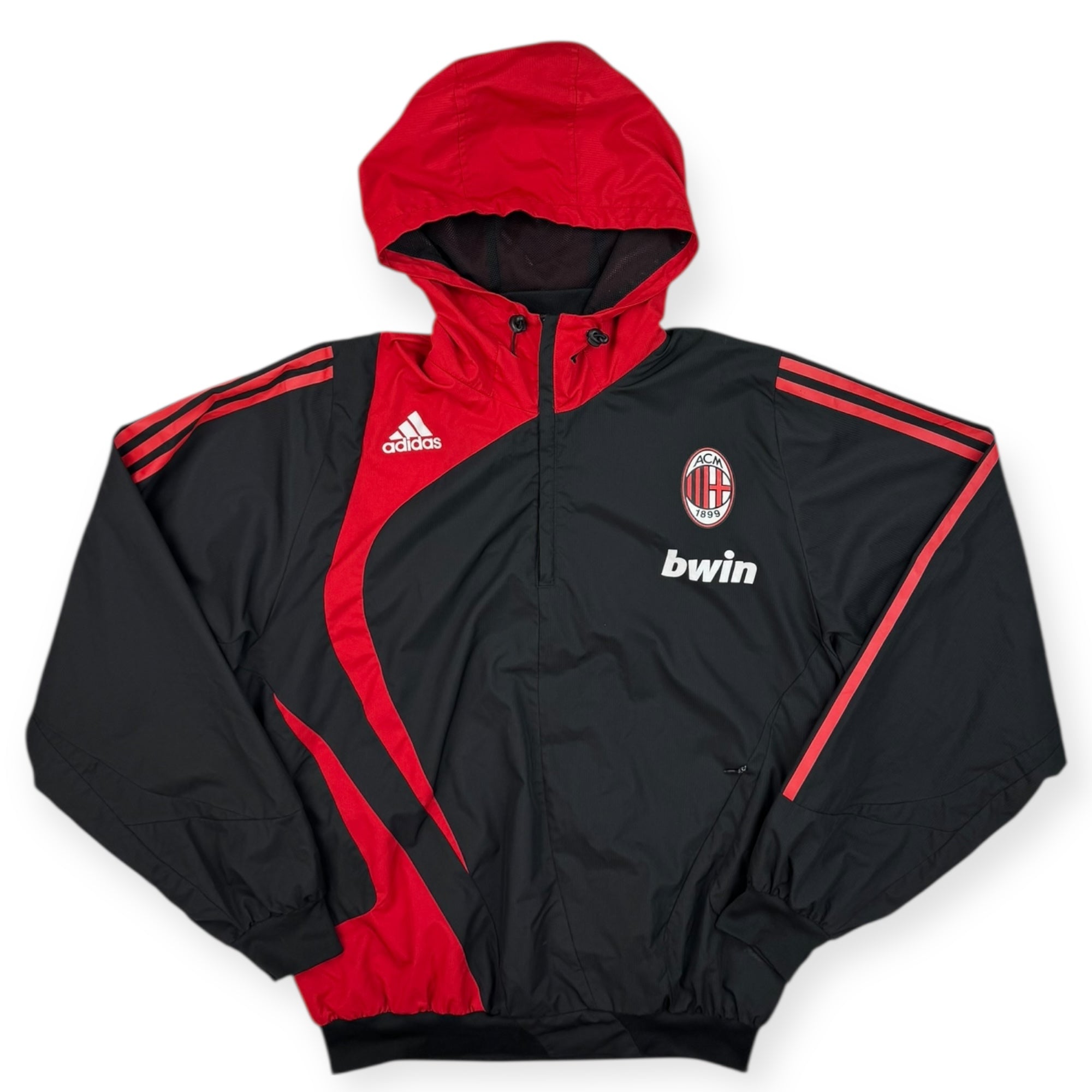 AC Milan 2007 1/4 Zip Windbreaker (M)